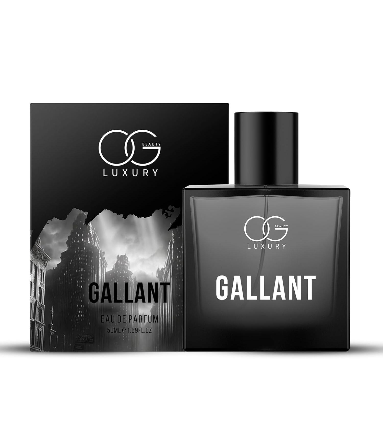 OG BEAUTY Luxury Gallant Eau De Parfum 50 ml | Refreshing Lemon Sea Water & Musk with Warm Sandalwood | Long-Lasting Perfume for Men | Elegant Gift for Any Occasion - Buy Online on GoSupps.com