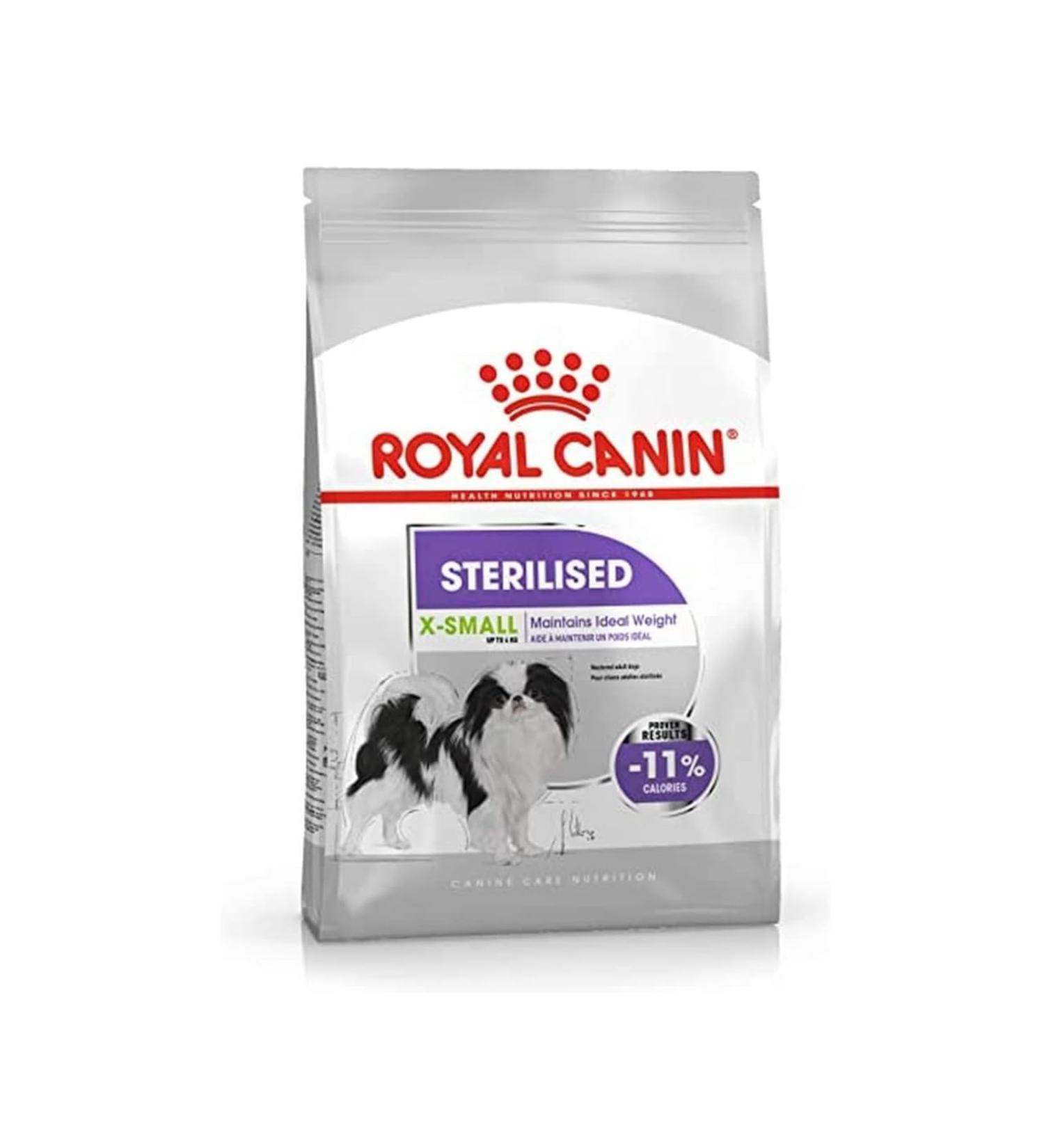 Royal Canin Sterilised X-SMALL | 1.5 kg | Complete Food for Very Small Dogs | For Adult and Neutered Very Small Dogs with Tendency to Weight Gain | Dry Food - Buy Online on GoSupps.com