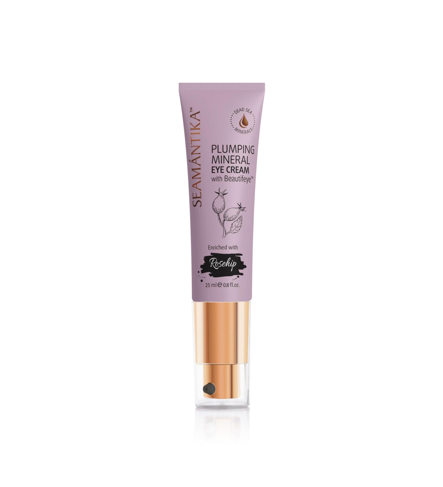 Plumping Mineral Eye Cream with Rose Hip Fruit Oil - Hydrate & Revitalize Your Eyes | International Shipping - Buy Online on GoSupps.com