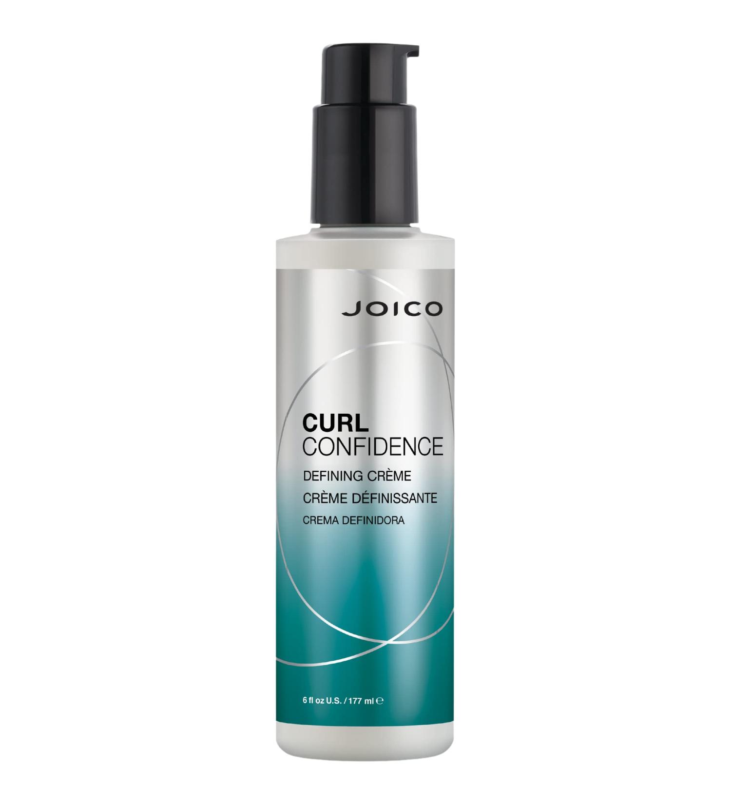 Joico Curl Confidence Defining Cr me - 6 Fl Oz | For Curly Hair, Reduce Frizz, Define Textures, Boost Shine | Gluten & Paraben Free - Buy Online on GoSupps.com