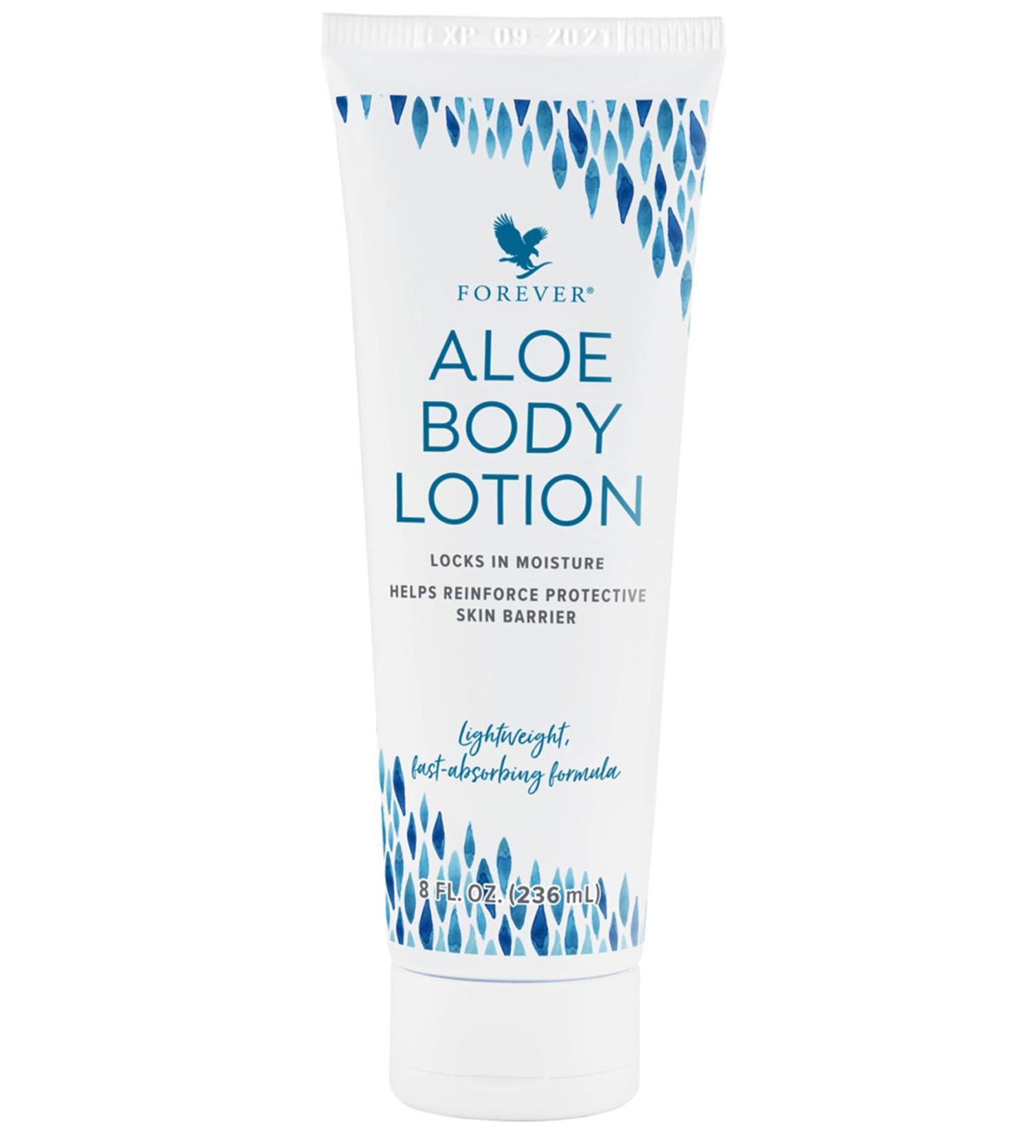 Forever Living Aloe Body Lotion - Fast-Absorbing Vegan Moisturizer for Youthful Skin - Gluten-Free Hydrating Floral Scent - 8 Fl Oz International Shipping Available - Buy Online on GoSupps.com