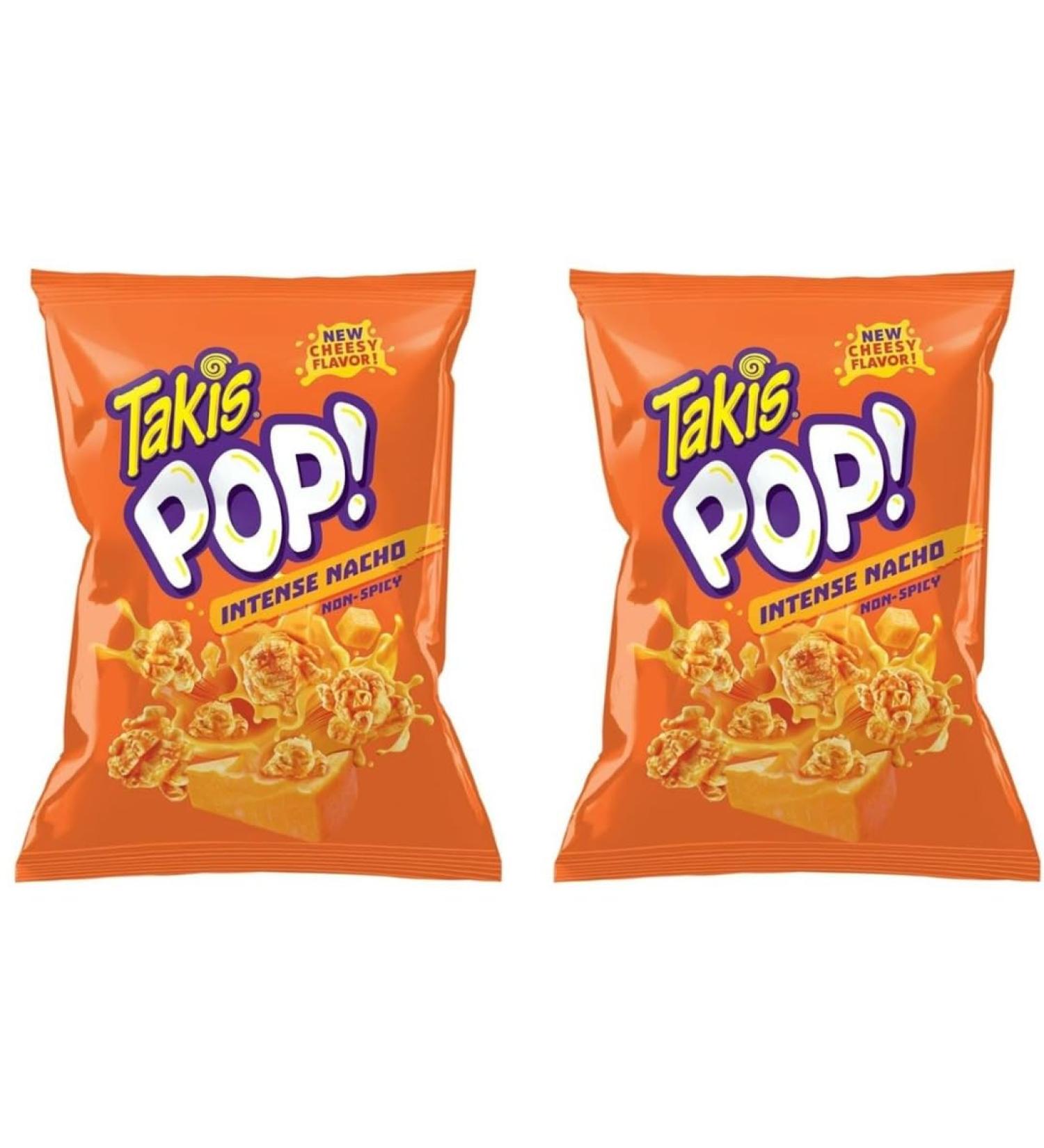 Buy 2x56g TAKIS POP Intense Nacho Popcorn Bundle | Heartforcards Shipping Protection | International Shipping - Buy Online on GoSupps.com