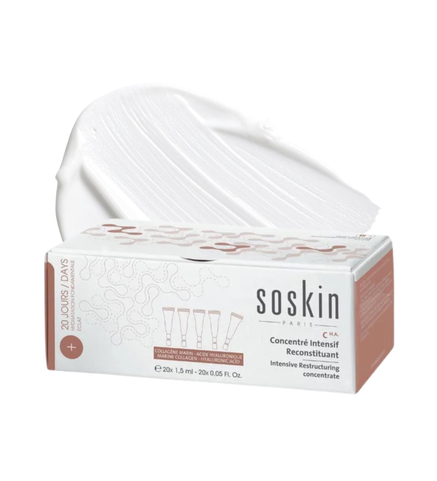  Soskin SOSKIN - Replenishing Intensive Concentrate - 20 Day Treatment - Plumped Hydrated and Radiant Skin - 20x1.5ml - Buy Online on GoSupps.com