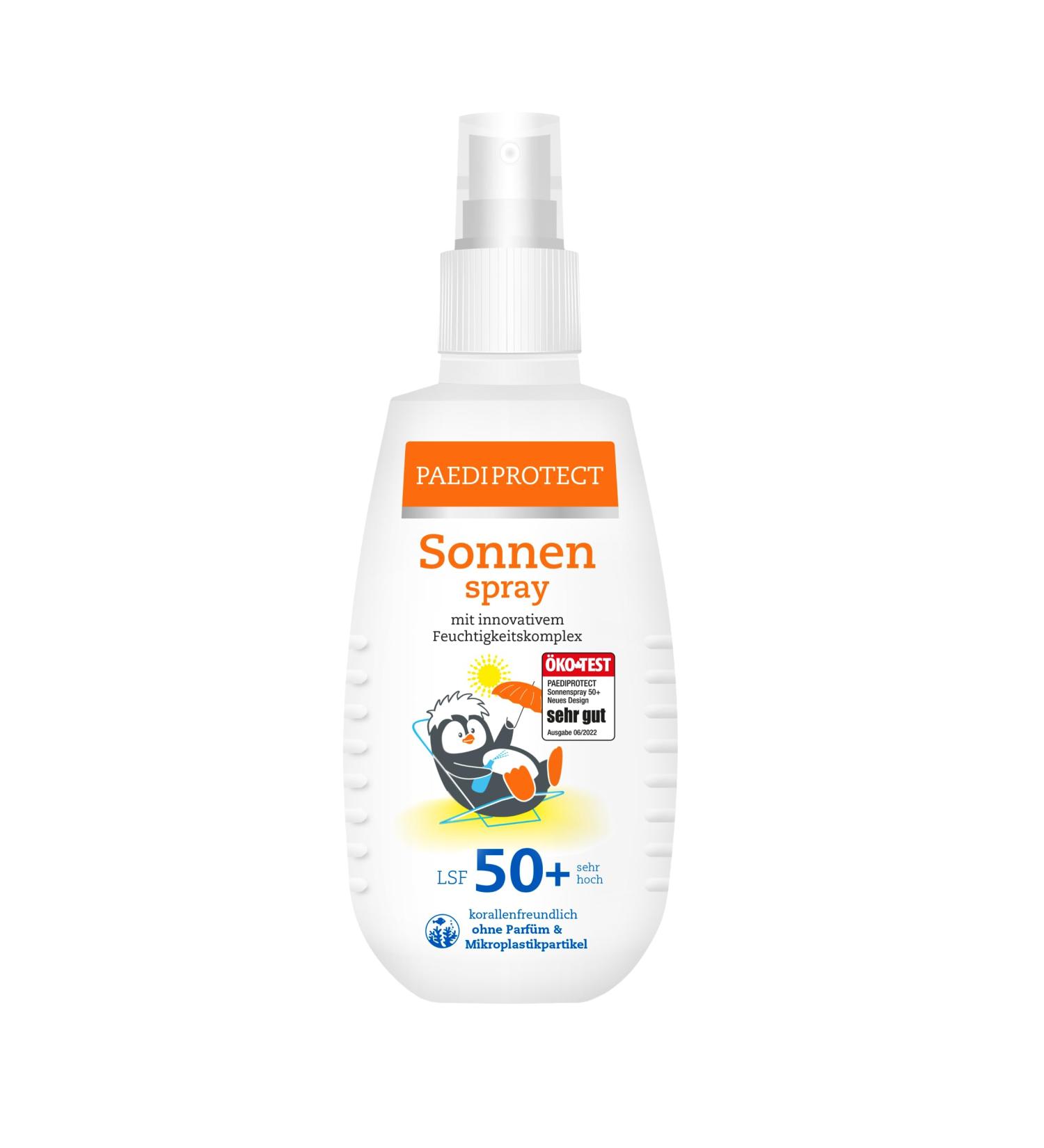 PAEDIPROTECT SONNESPRAY Kinder Baby LSF 50+ - Perfume-Free Waterproof Sun Protection Spray for Face & Body | Vegan Microplastic-Free | 150 ml - Buy Online on GoSupps.com