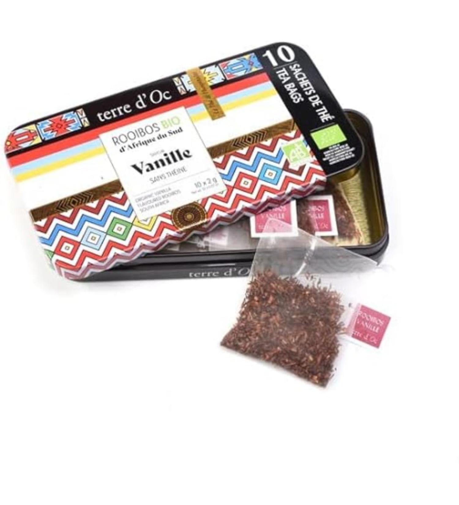 terre d'Oc THE NOMADE ROOIBOS VANILLA - 10 BAGS - ORGANIC