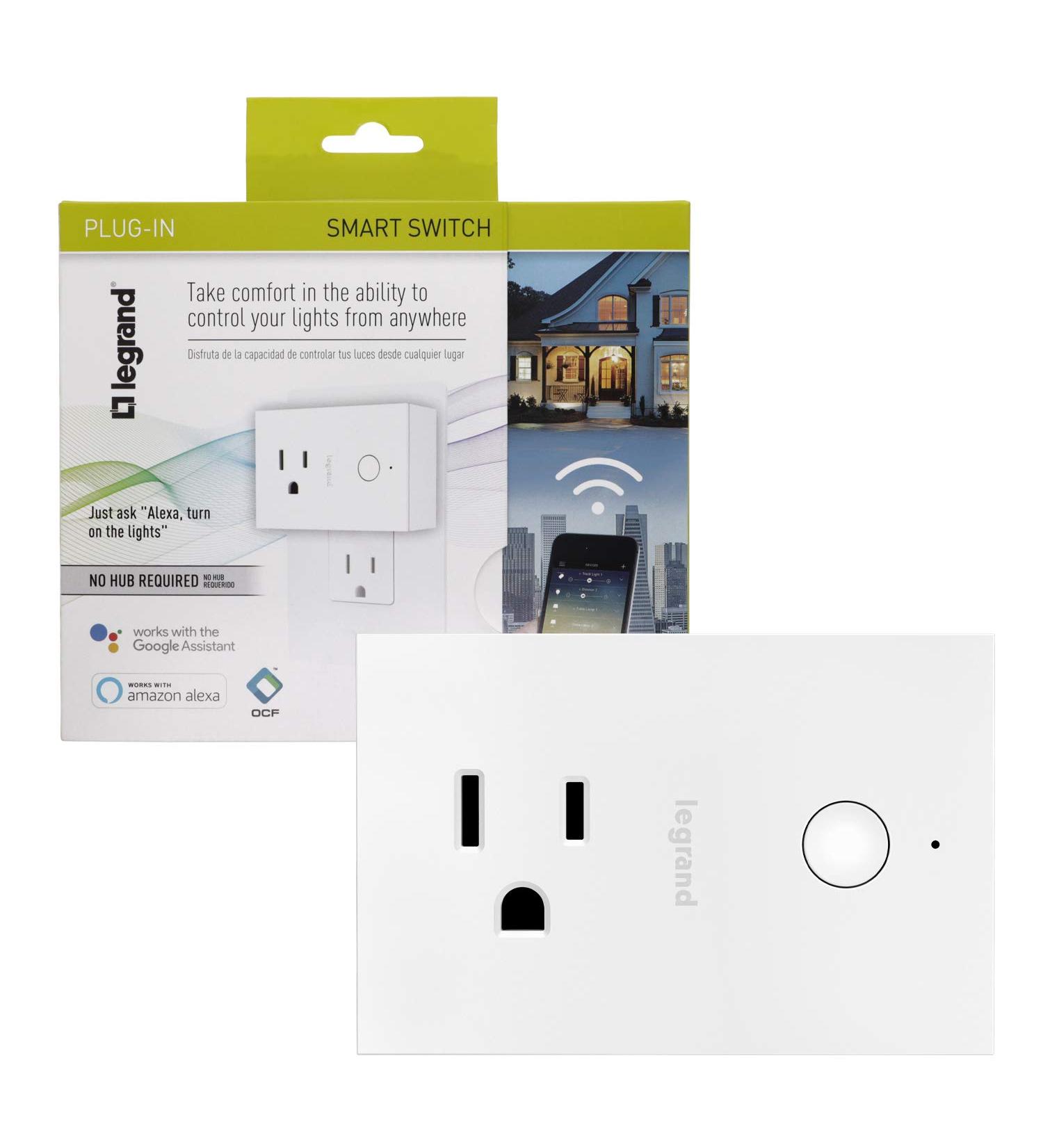 Legrand - Pass & Seymour Radiant WWP10CCV2 Enabled Plug  White Smart Wi-Fi Switch Smart Plug White - Buy Online on GoSupps.com