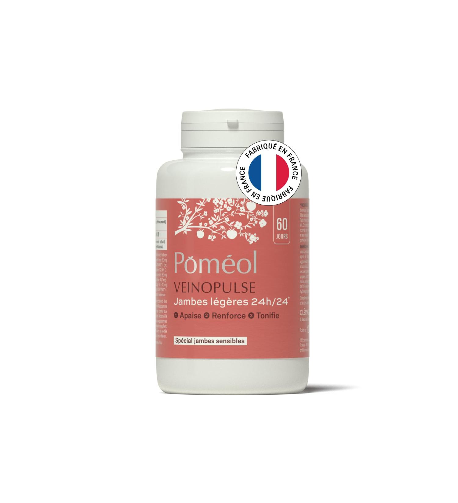 POM OL Light legs & blood circulation food supplement - VeinoPulse - 60 days | Red vine Blackcurrant Vitamins - Buy Online on GoSupps.com