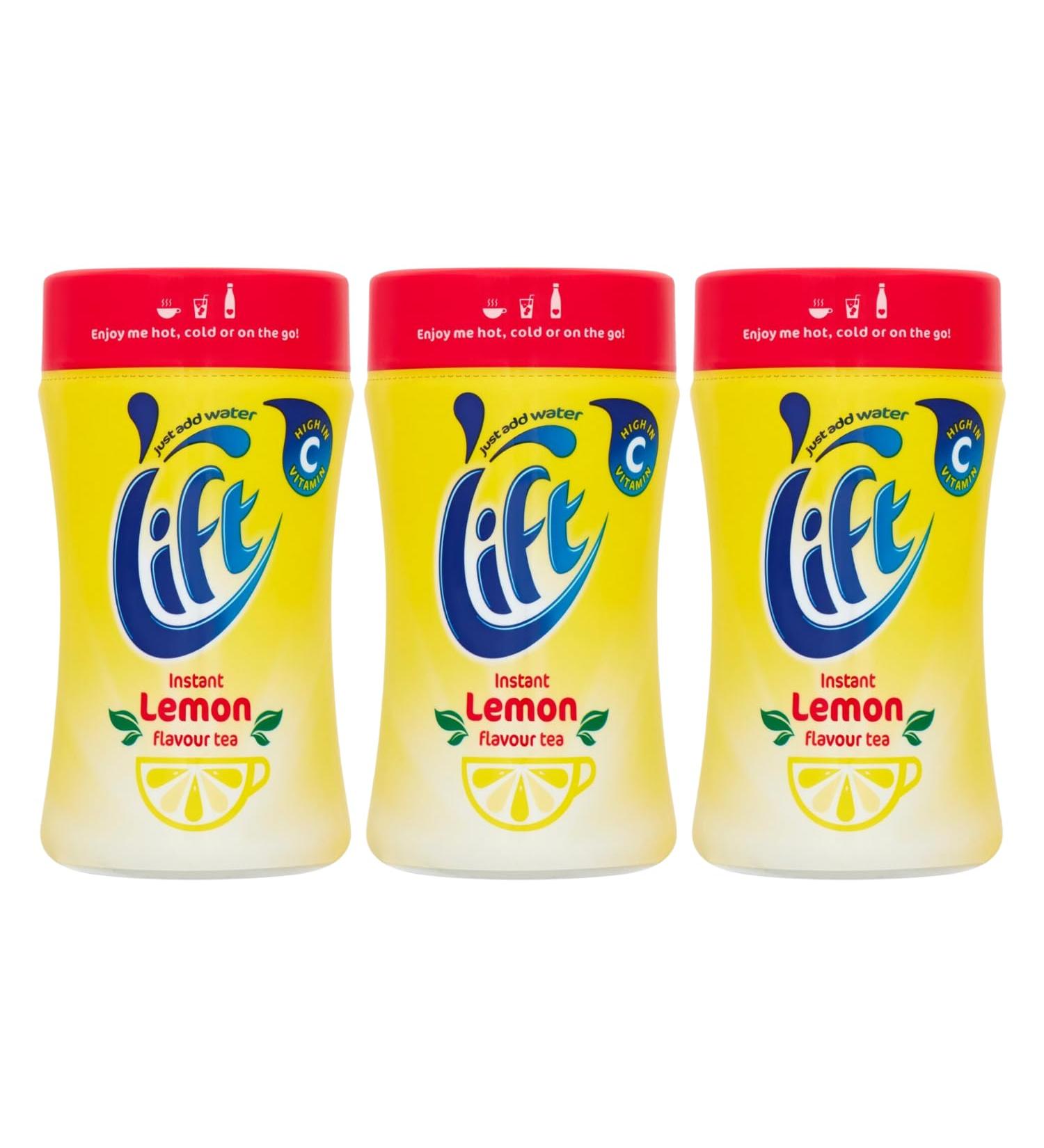 Lift Instant Lemon Flavour Tea 150g x3 - Energize Your Day with Zesty Refreshment - Buy Online on GoSupps.com