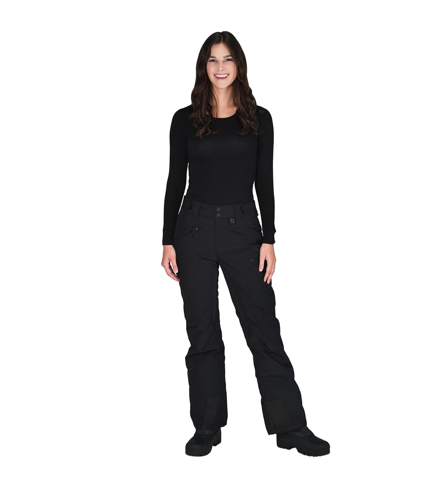 Arctix Women's Premium Insulated Snow Pants - Medium Black | Stay Warm and Stylish this Winter - Buy Online on GoSupps.com