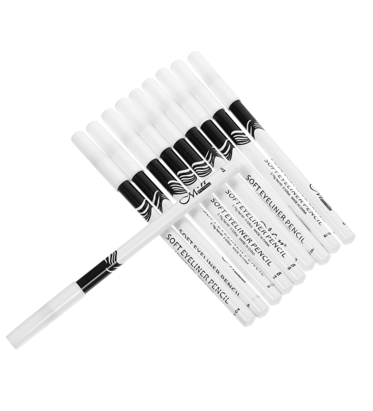 FOMIYES 10pcs Lying Silkworm Eyeliner Waterproof Eyeliner White Eyeliner Pencil Cosmetics Eye Line Pencils 1 count (Pack of 1) White - Buy Online on GoSupps.com