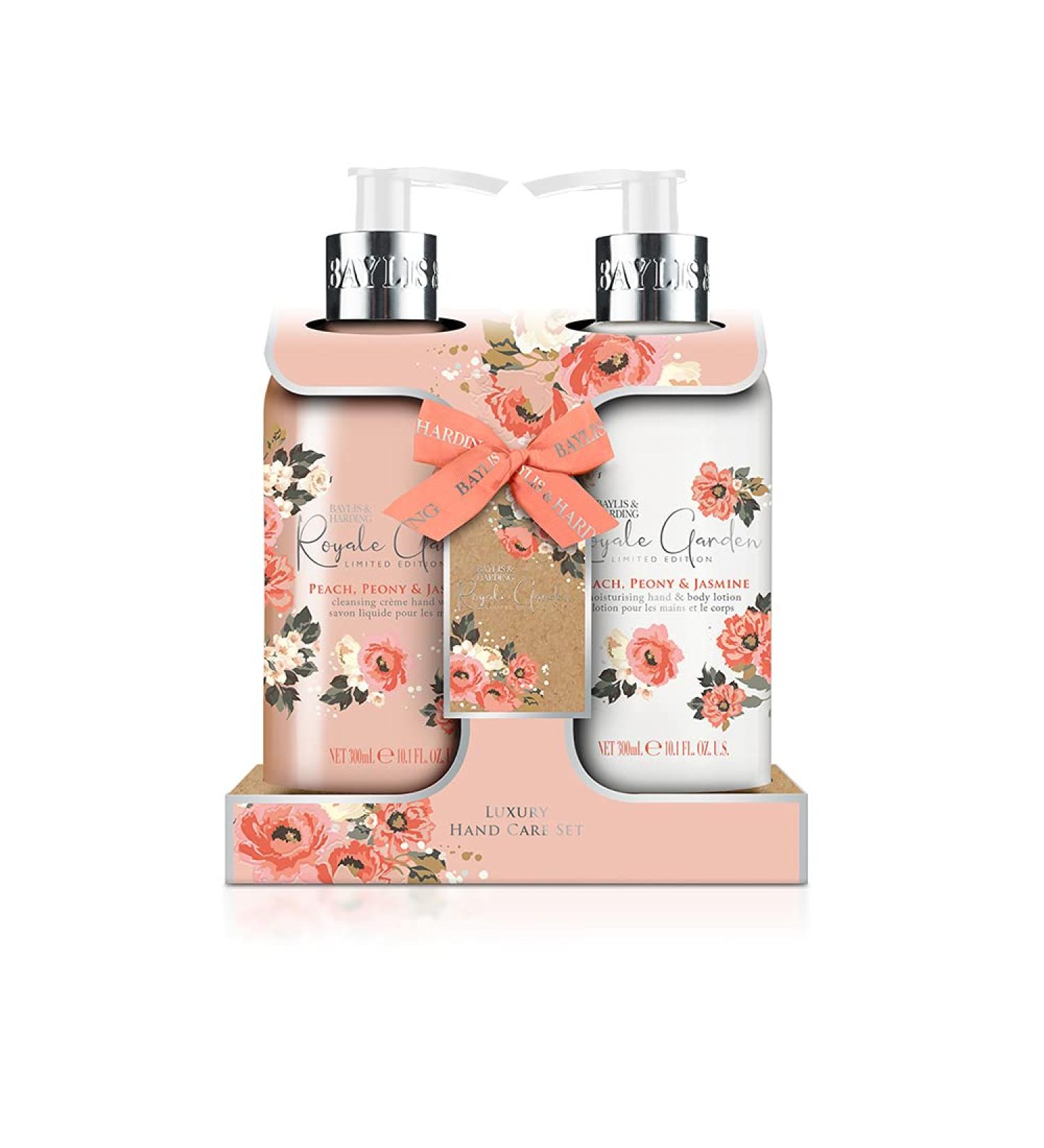 Baylis & Harding Royale Garden Peach Peony & Jasmine Luxury Hand Care Gift Set | International Shipping Available - Buy Online on GoSupps.com