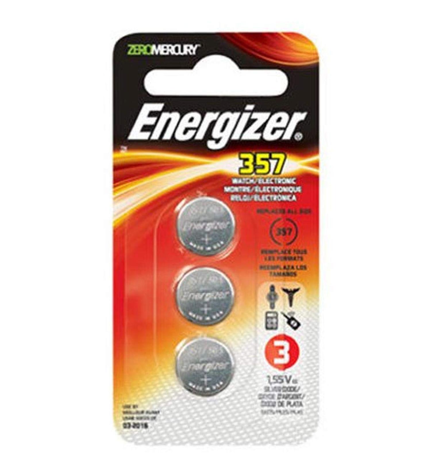 Buy Energizer 357 Battery (Pack of 3) | Long-Lasting Power | Fast International Shipping - Buy Online on GoSupps.com