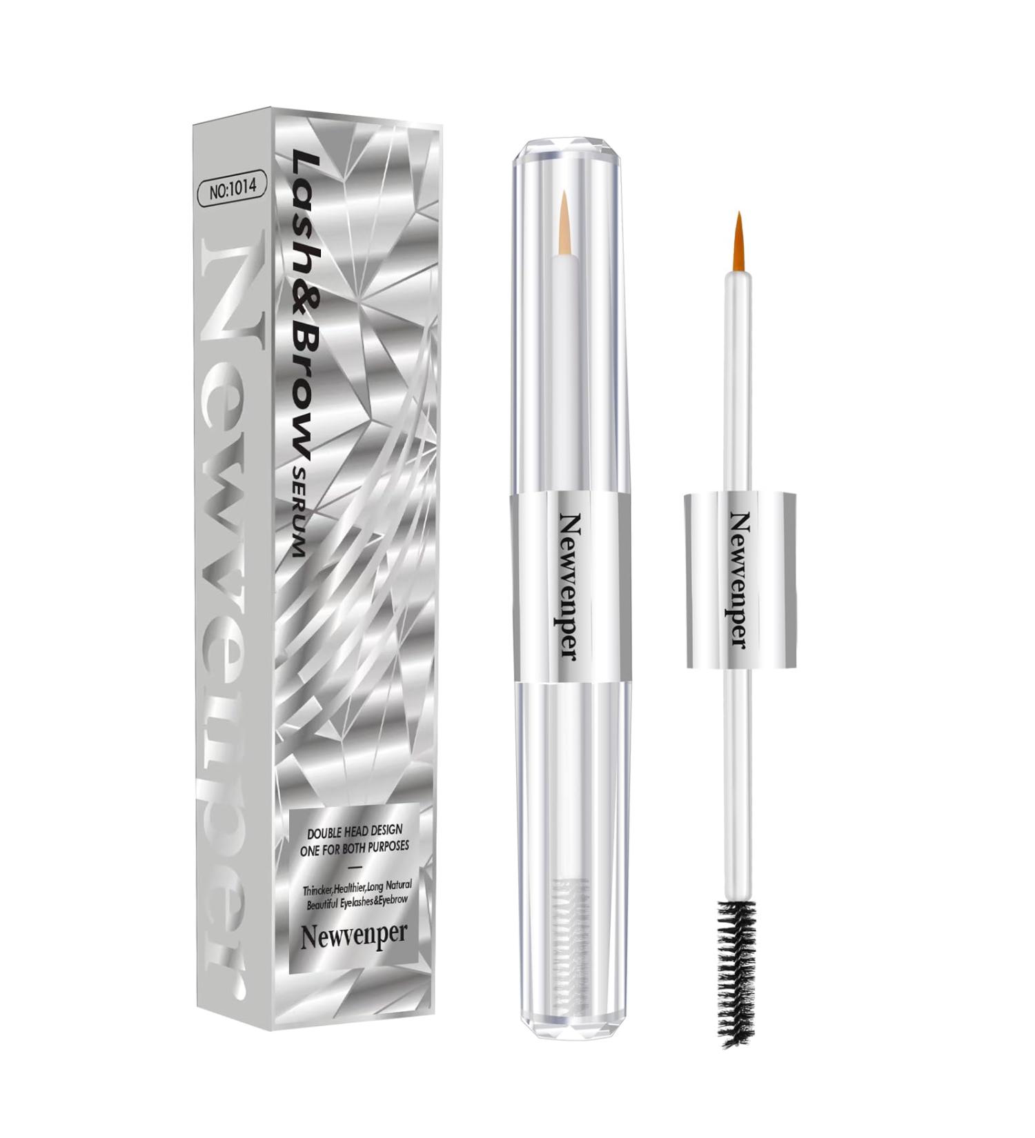 Buy Eyelash Serum Safe & Effective Formula for Thickness & Length | Eye Brewerum 60ml with Dual Brushes - Buy Online on GoSupps.com