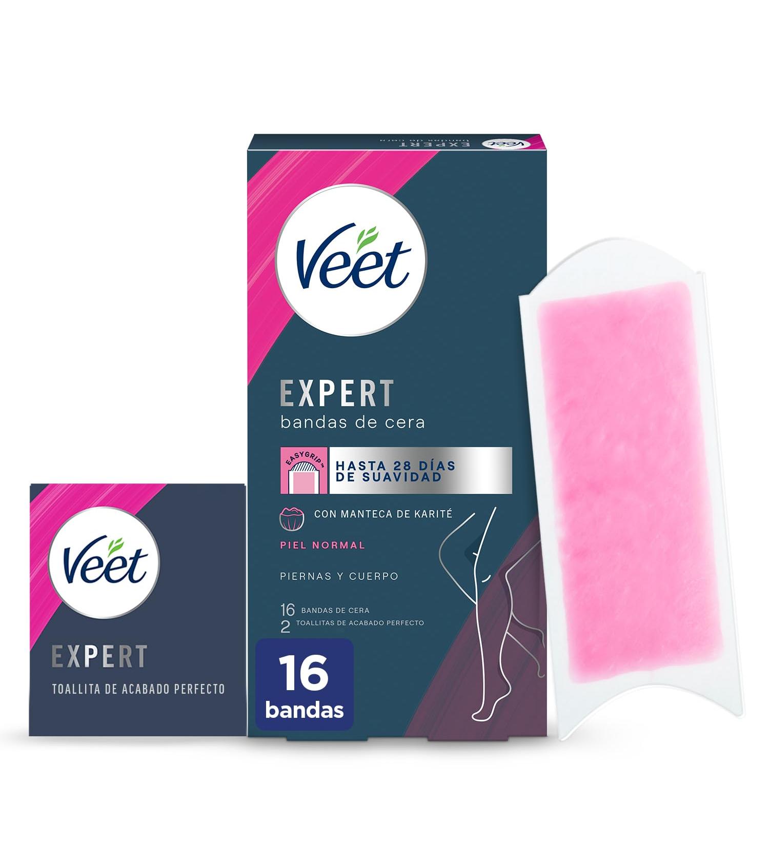 Veet Expert Body Wax Strips For Normal Skin - 16 Count - Buy Online on GoSupps.com