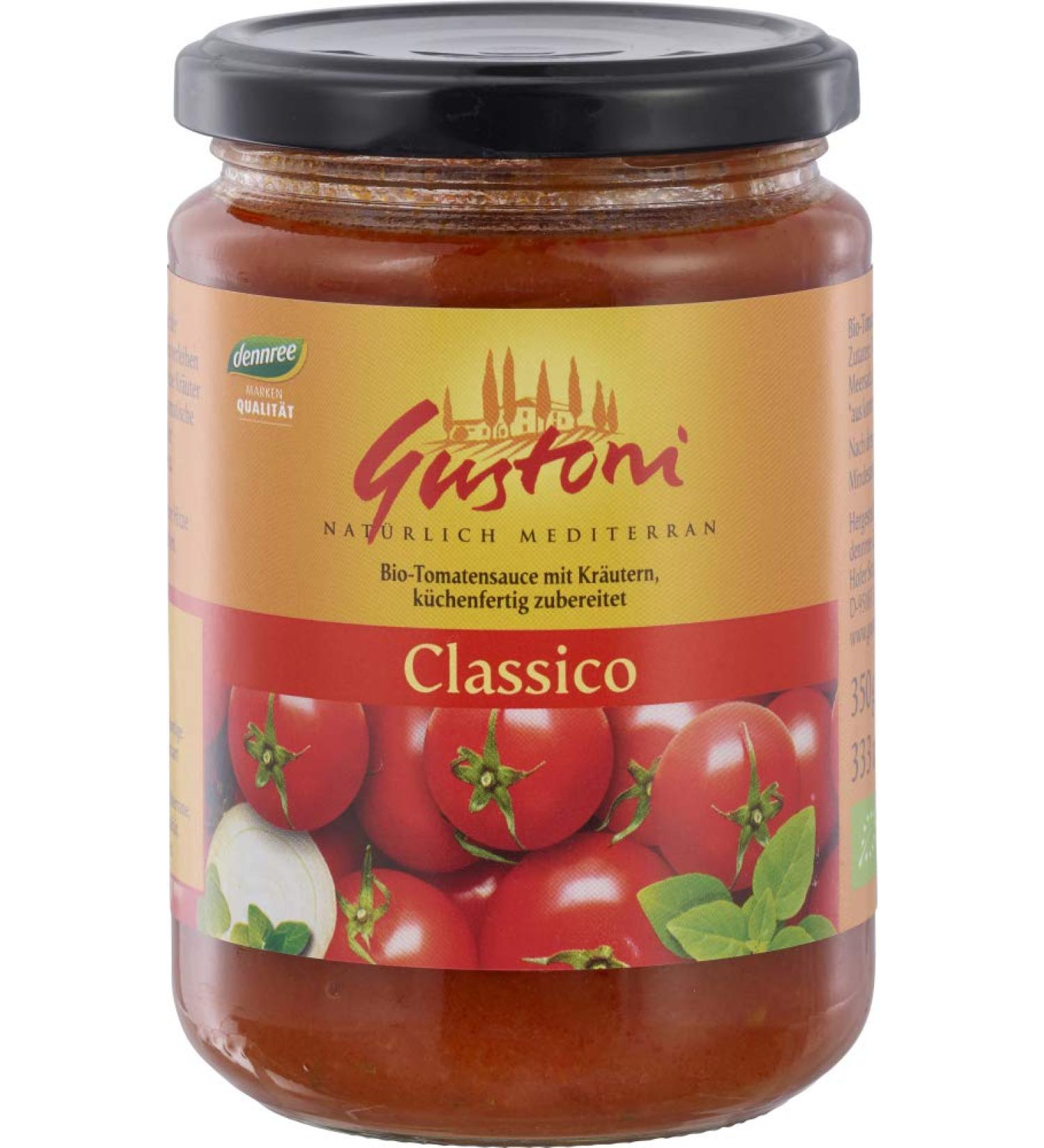 Gustoni Gustoni Classico Organic Tomato Sauce (2 x 350g)