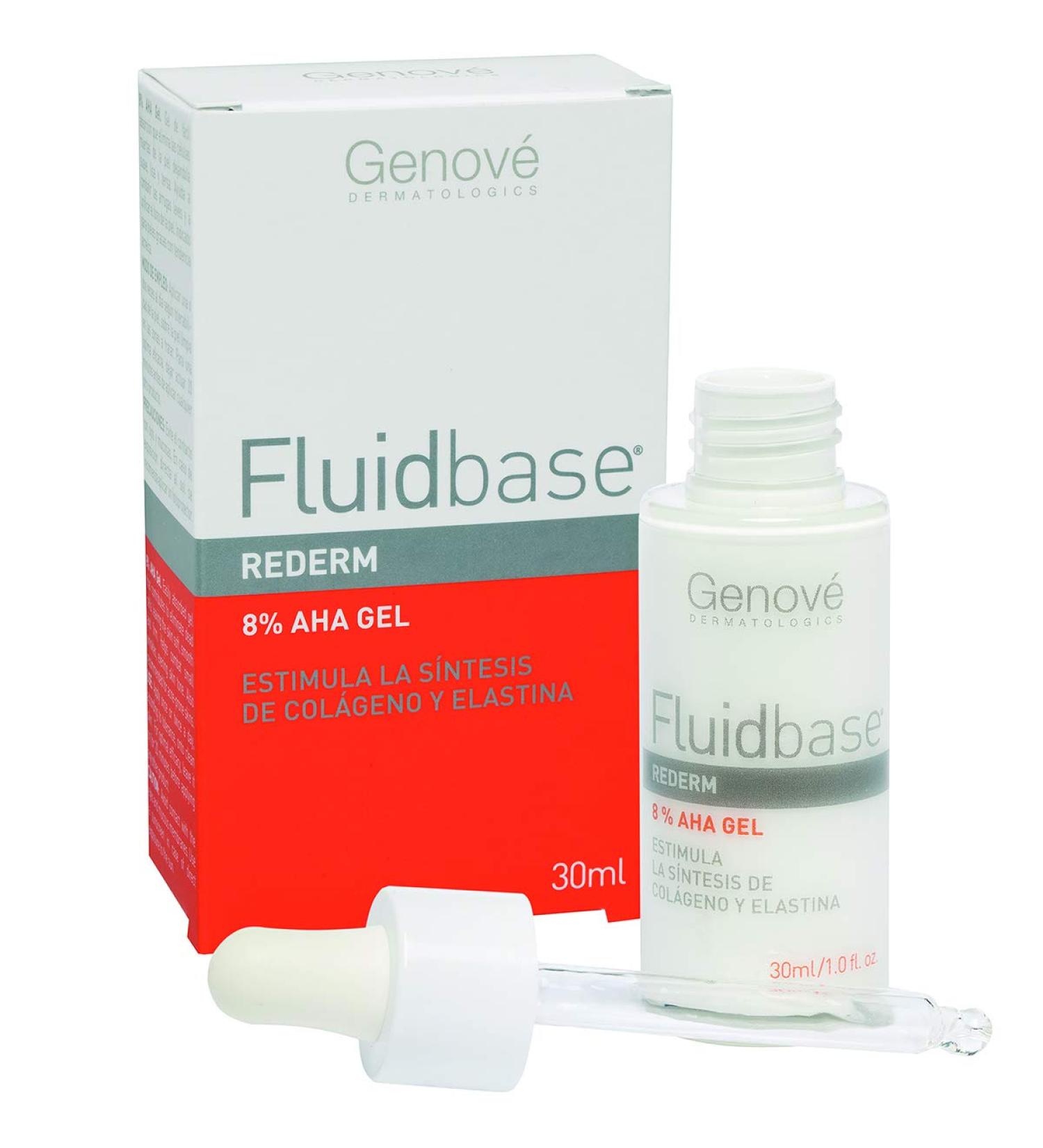 Fluidbase Redderm 8% AHA Gel 30 ml - Buy Online on GoSupps.com