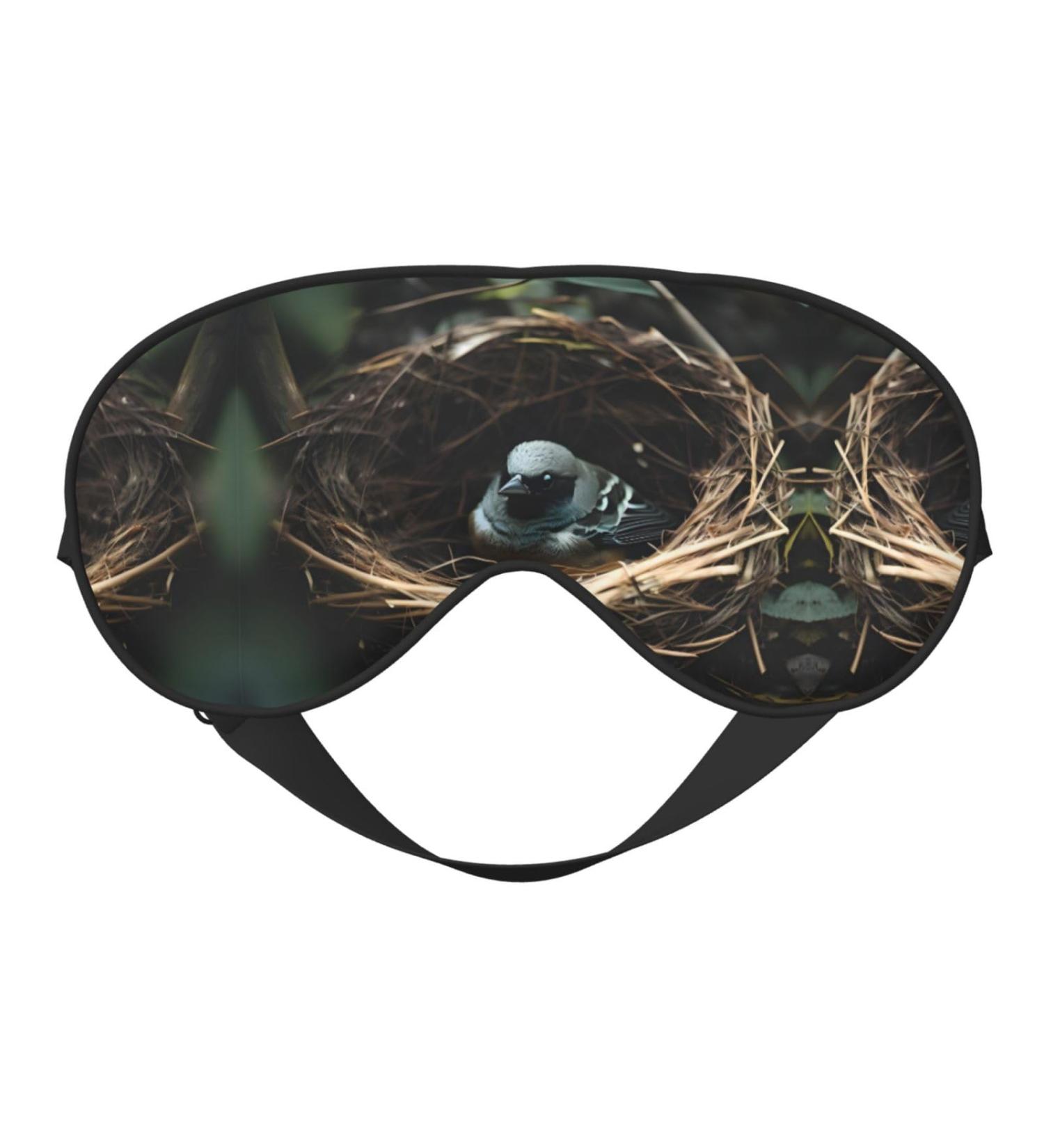 Little Bird Nest Eye Mask - Soft Adjustable Sleep Mask for Men & Women | Comfortable Nighttime Eye Cover - Buy Online on GoSupps.com
