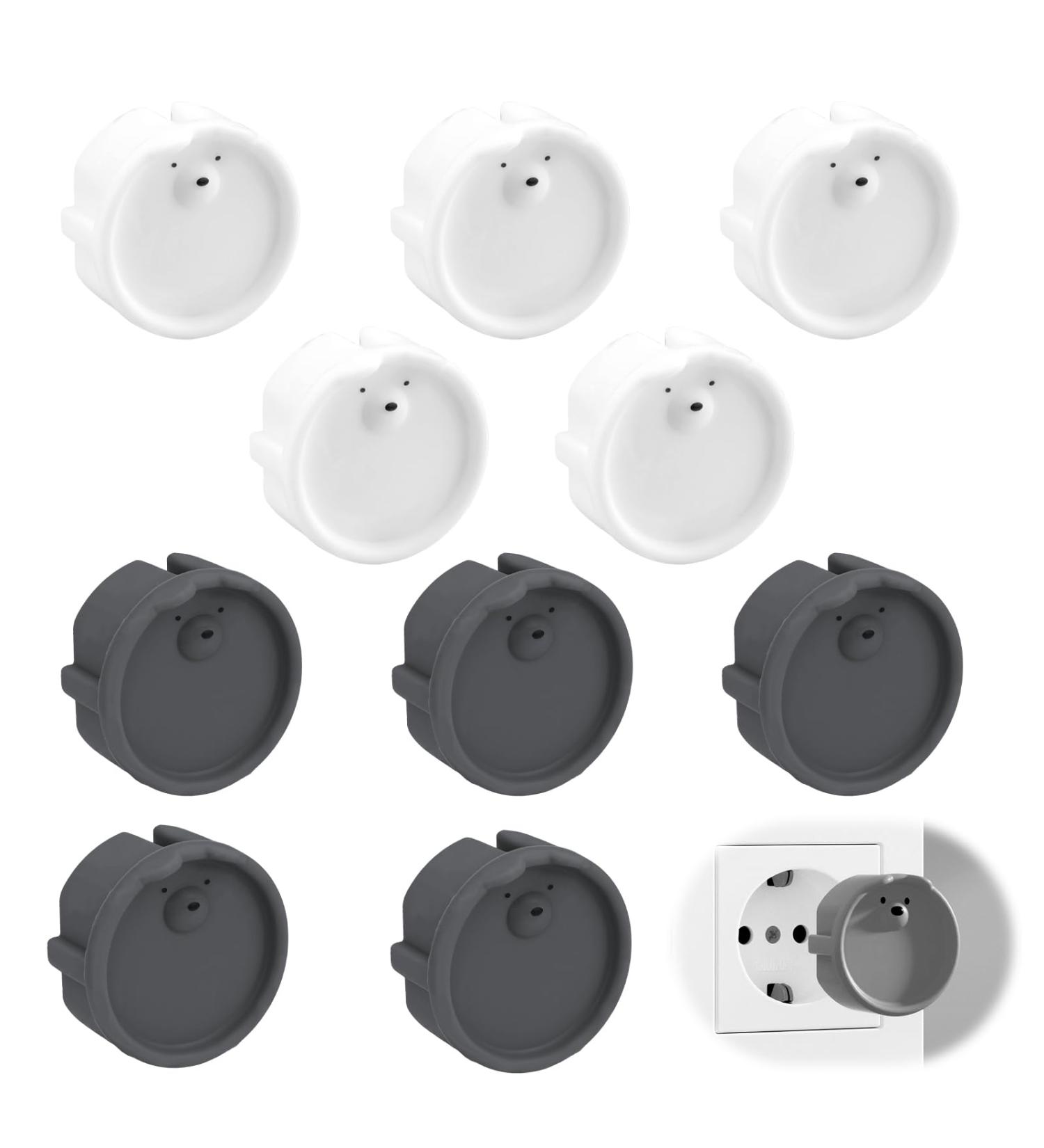 Buy Child Locking Sockets - 10-Piece Silicone Bear Safety Set for Babies & Toddlers | CBLDF - Buy Online on GoSupps.com