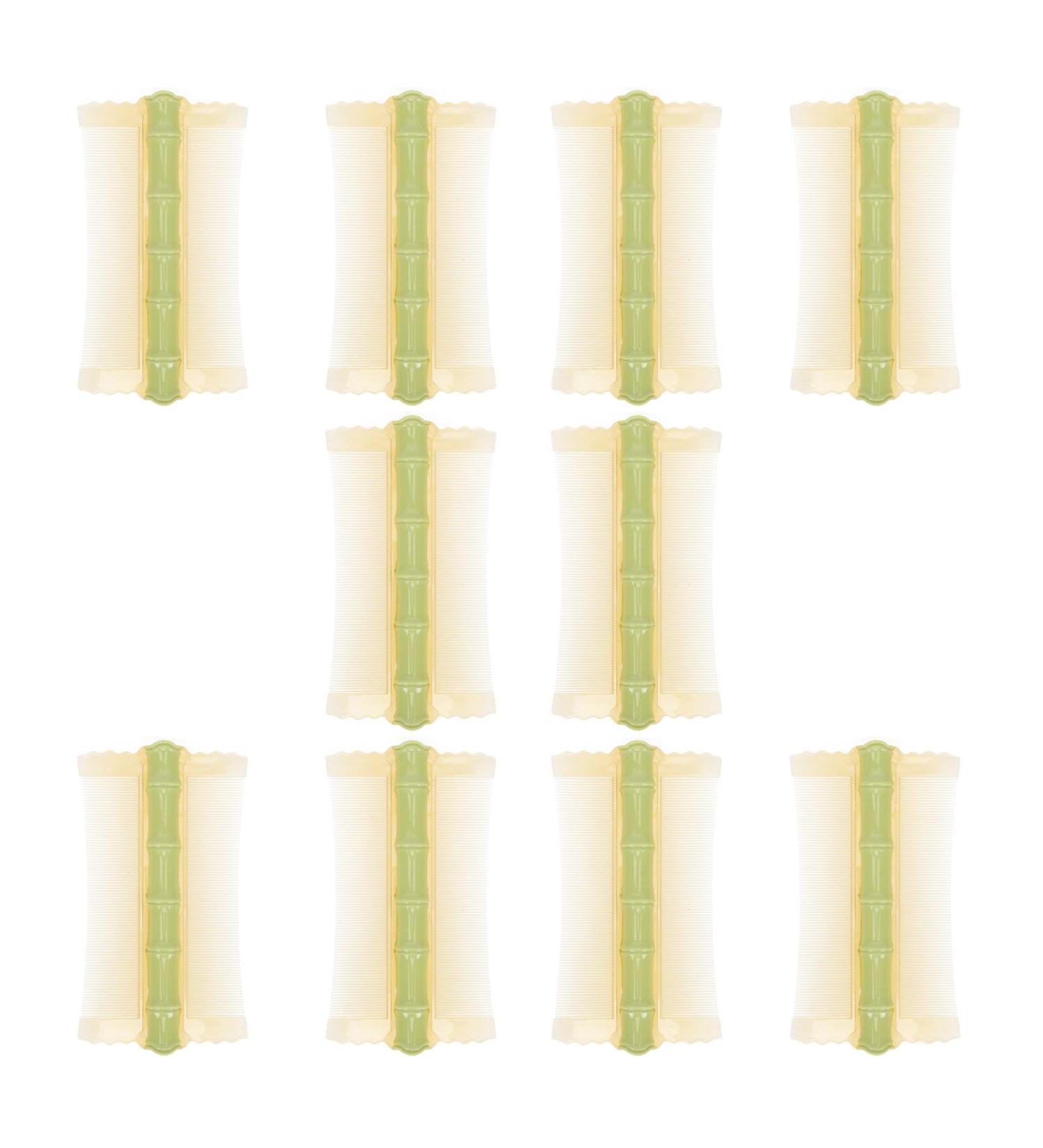 Healeved Lot De 10 Peignes Dents Fines Anti-lentes Anti-pelliculaires Pour Coiffure Portable Vert Statique - Buy Online on GoSupps.com