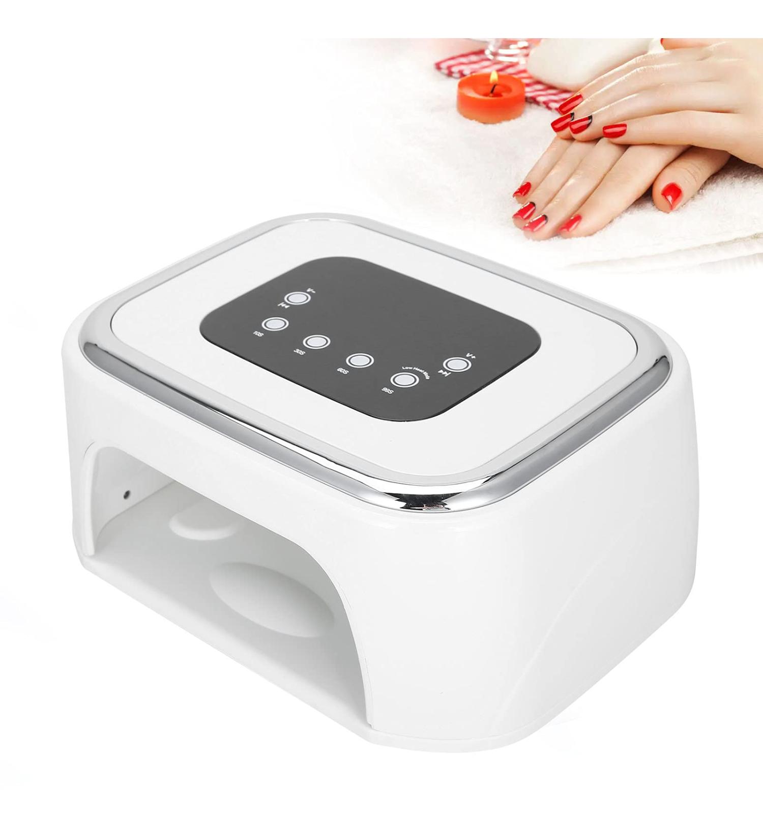 80W UV LED Nail Dryer Lamp Professional Quick-Drying & Bluetooth Nail Gel Hardening Light - Buy Online on GoSupps.com