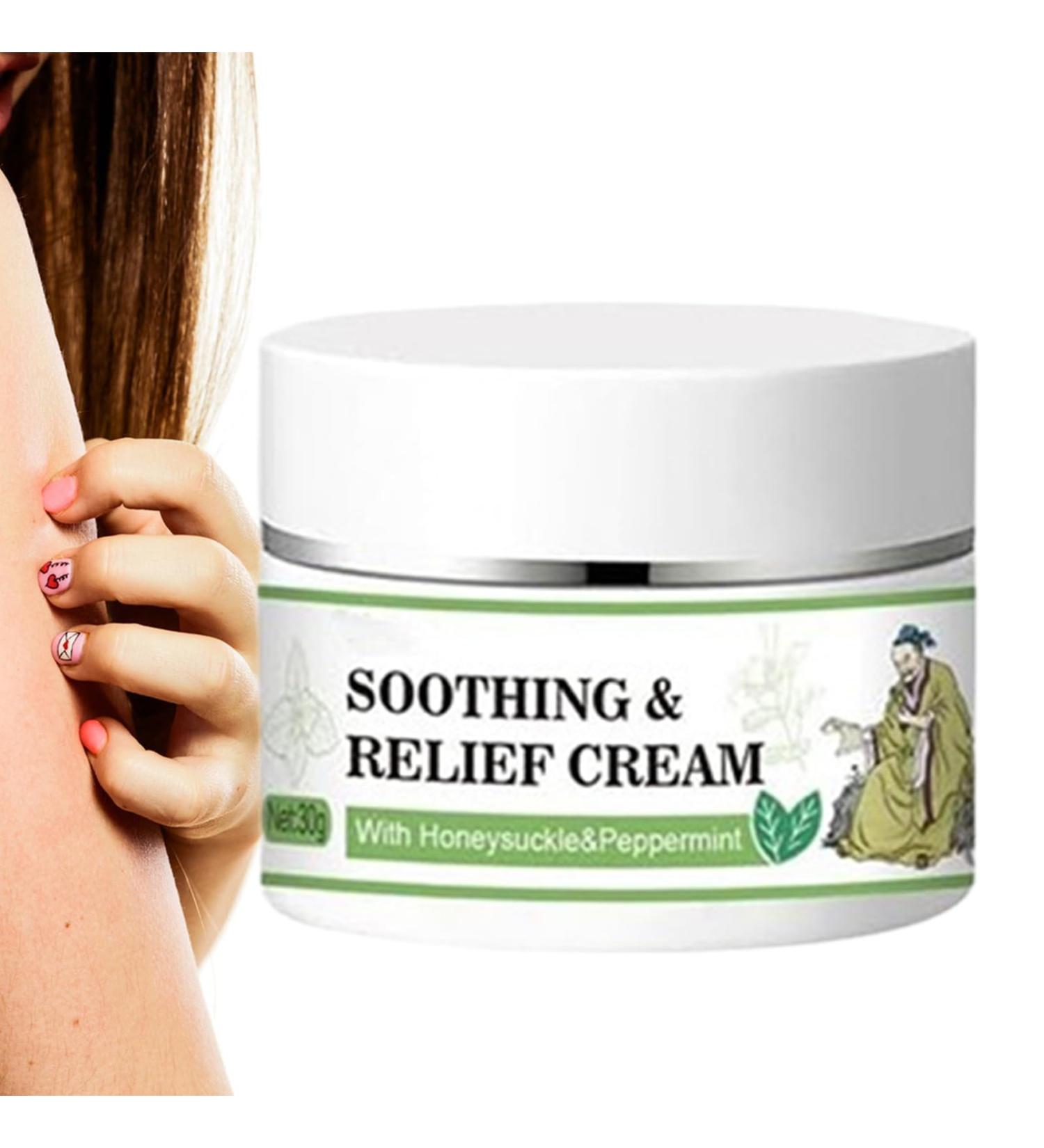  WJnflQN Soothing Cream Refreshing Moisturizing Cream 30g Gentle Soothing Lotion for Skin Relief Barrier Repair and Nighttime Hydration - Buy Online on GoSupps.com