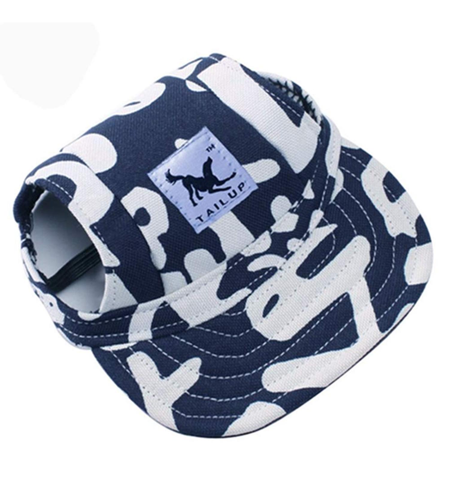 EGURS Dog Baseball Hats - Peace Sunbonnet Cap for Small Medium & Large Dogs & Cats - Dark Blue - Buy Online on GoSupps.com
