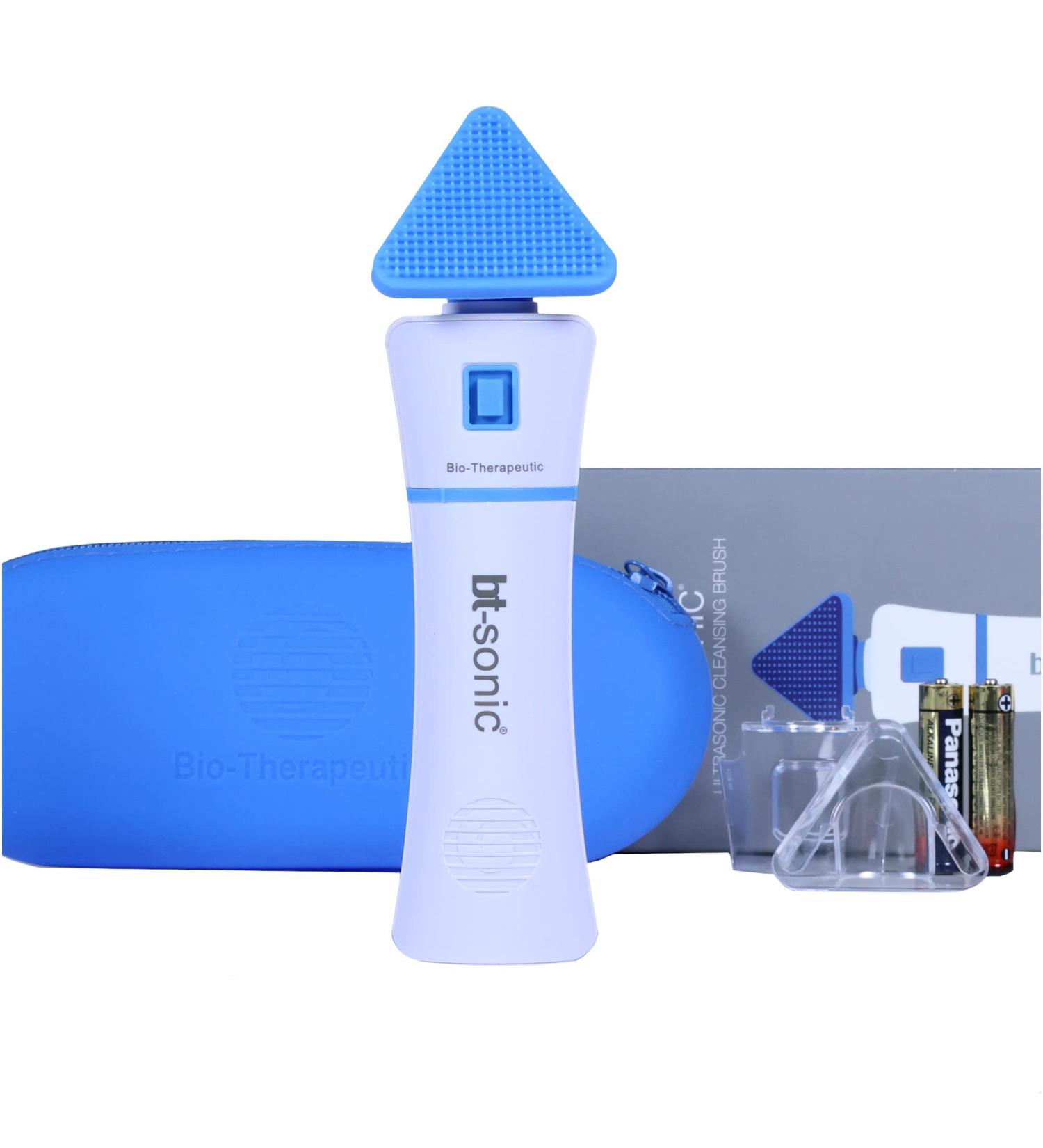 bt-Sonic Ultrasonic Cleansing Brush - Professional Grade, Water Resistant, Hygienic Silicone Head - CE Safety Tested - Buy Online on GoSupps.com