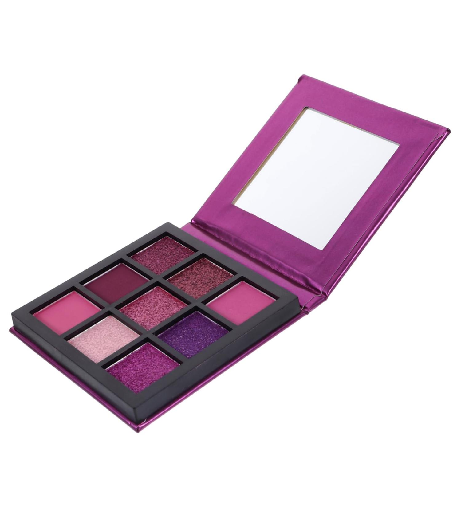 DOITOOL 9 Colors Diamond Eye Pearlescent Cosmetic Eyeshadow Glitter Shadow Bling Highlighter Shimmer Makeup 1 count (Pack of 1) Purple - Buy Online on GoSupps.com