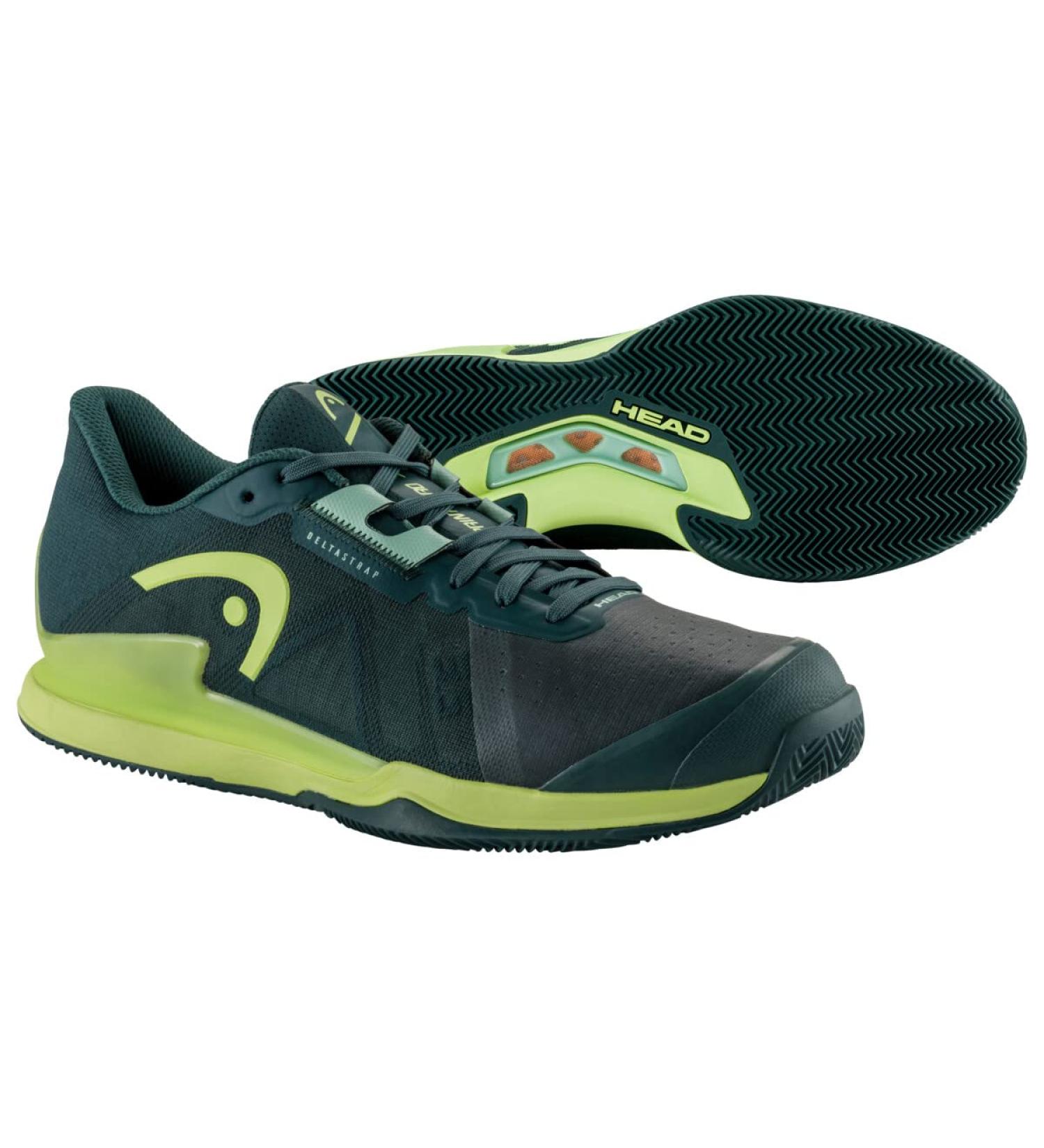 HEAD Men's Sprint Pro 3.5 Clay Tennis Shoes - 44 EU - Forest Green & Light Green - Fast International Shipping - Buy Online on GoSupps.com