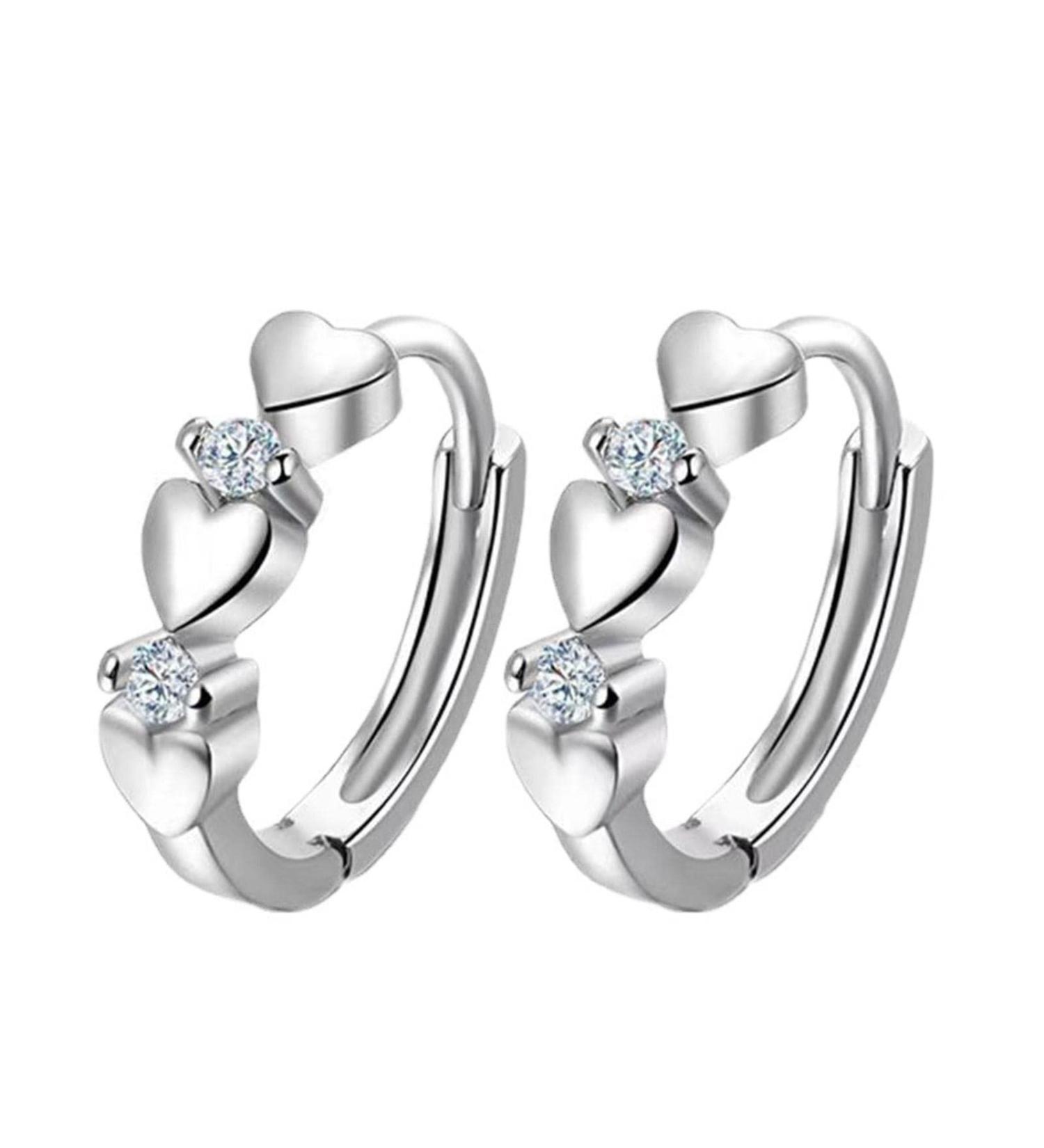 GUANLI Cute Heart Weight Loss Magnetic Slimming Earrings Body Ear Studs Slim Patch Acupoints Jewelry GIF Health Relaxation S5R6 Massage - Buy Online on GoSupps.com