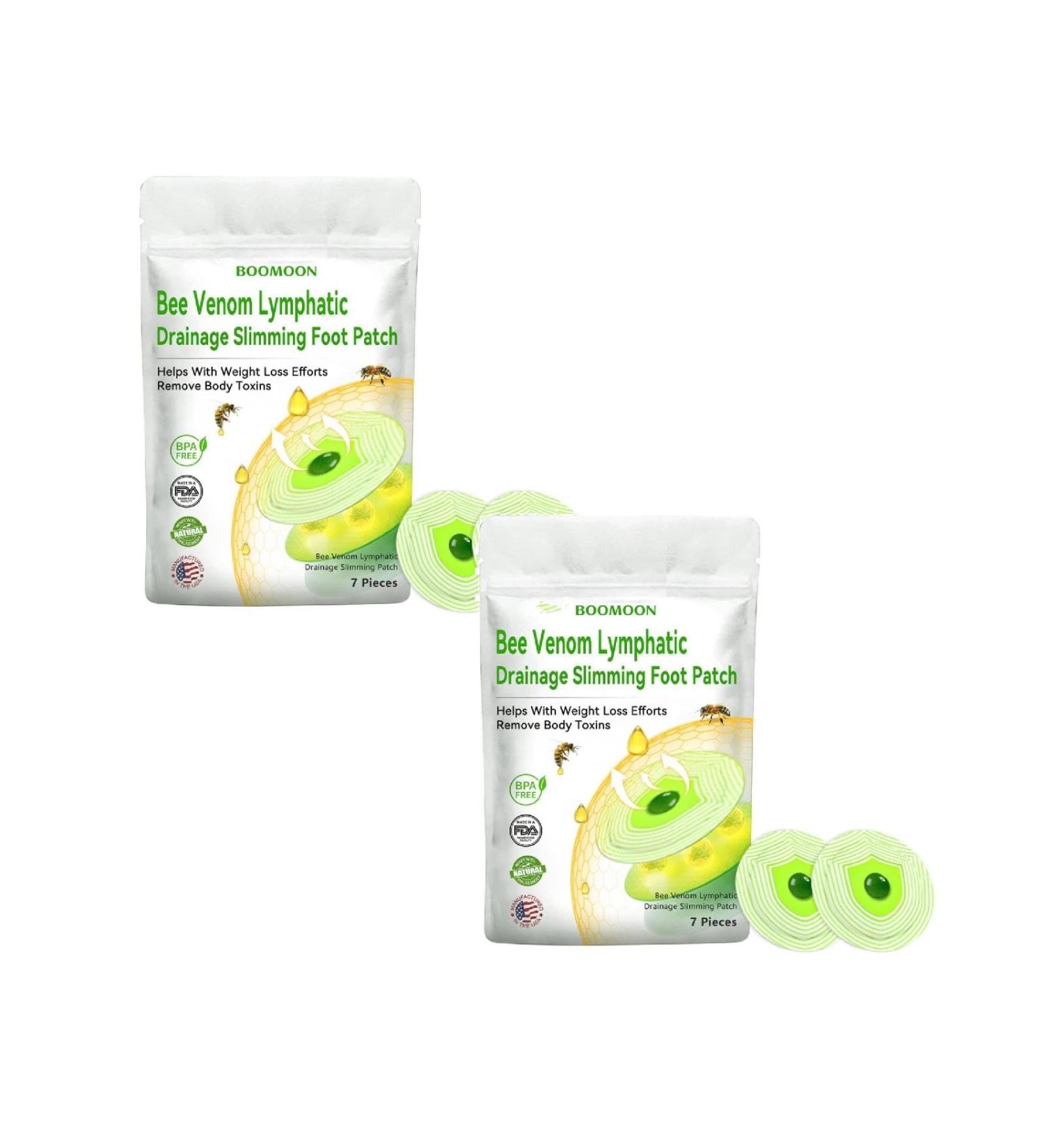 Buy Bee Venom Lymphatic Drainage Slimming Patches - Effective Weight Loss Solution | 2 PC Set - Buy Online on GoSupps.com