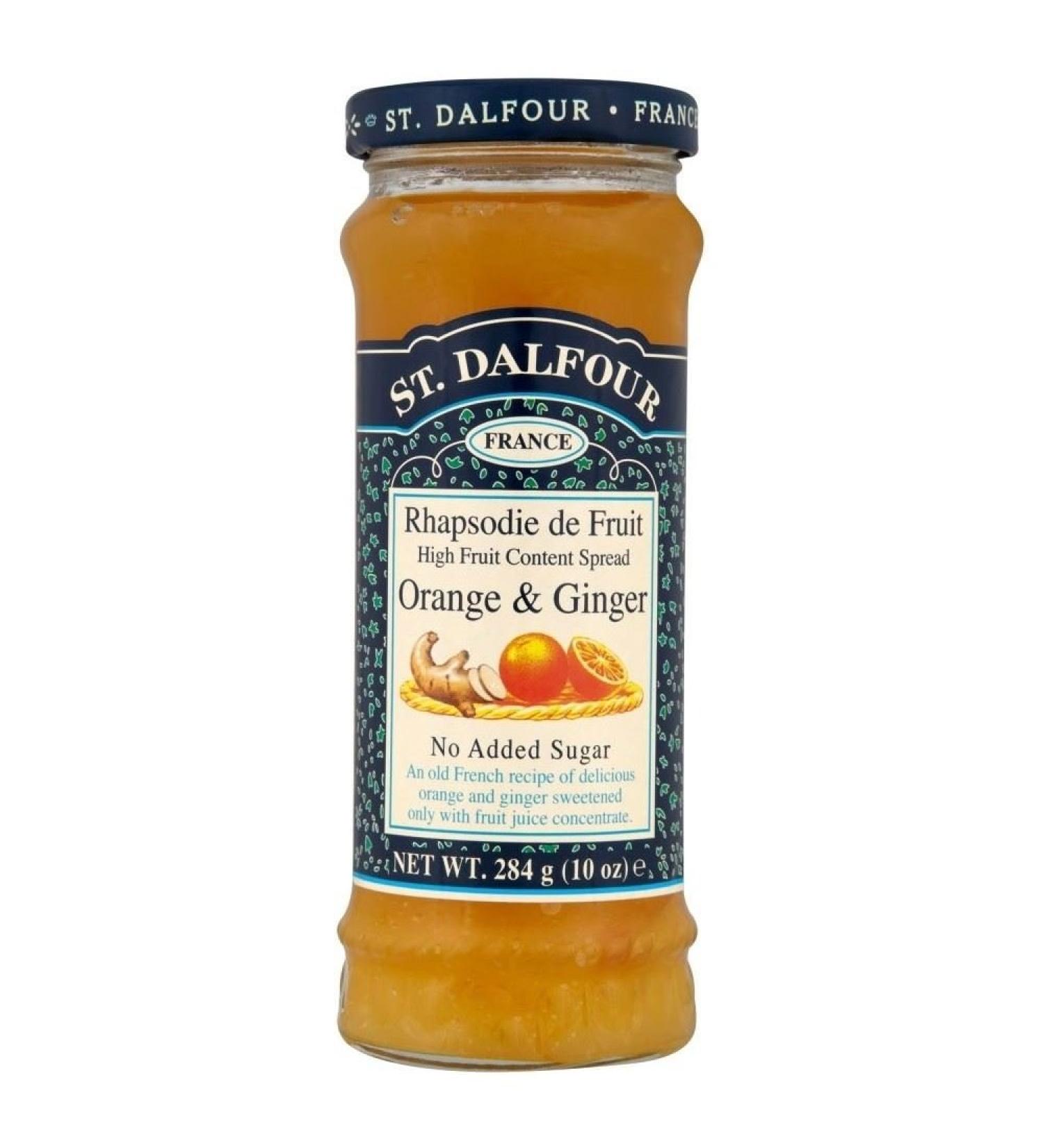 (Pack of 2) - St Dalfour - Orange & Ginger Fruit Spread | 284g | PACK OF 2
