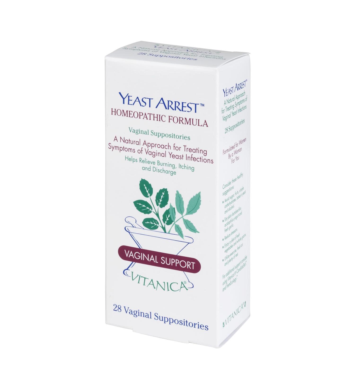 Vitanica Yeast Arrest (New Formula) - 28 Count | Natural Yeast Support & Balance - Buy Online on GoSupps.com