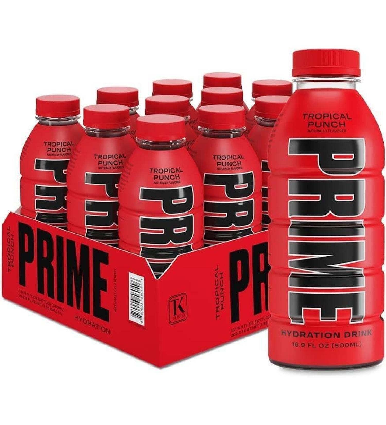 MM Prime Hydration Drink Tropical Punch Flavour 500ml Pack of 12 - Buy Online on GoSupps.com