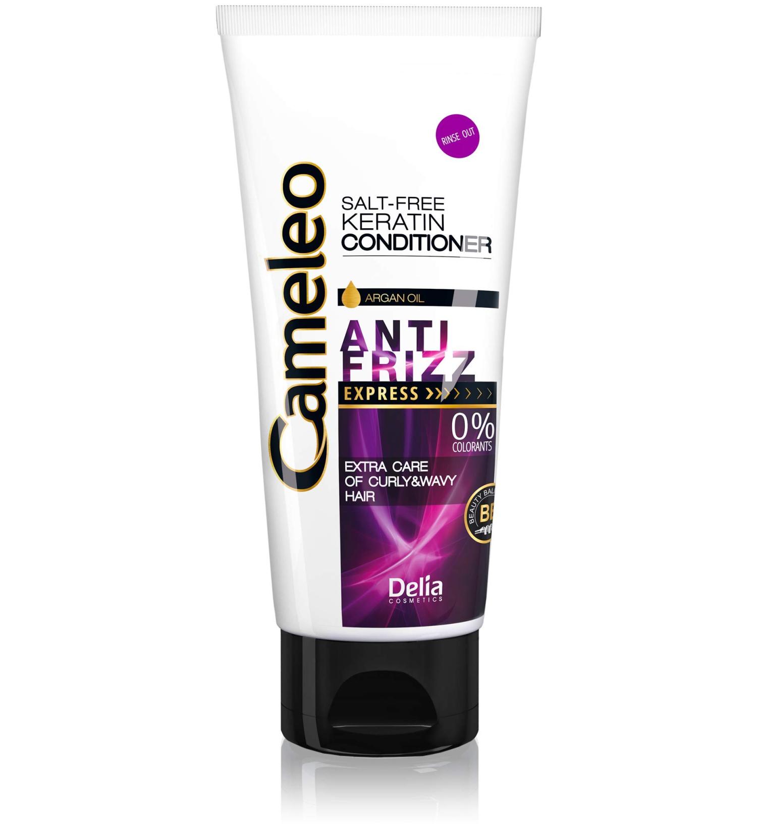 Cameleo - Keratin flushing - anti frizz - with argan oil and keratin - more shine flexibility & smoothness - 0% parabens salt & dyes - 200 ml keratin rinsing
