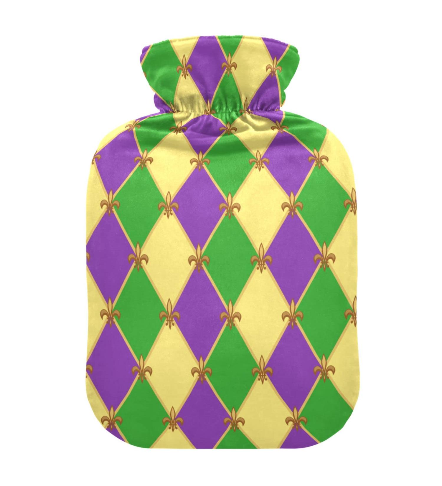 Cute Hot Water Bottle with Cover | Pain Relief and Hot/Cold Compress | 1L Hot Water Bag - Buy Online on GoSupps.com