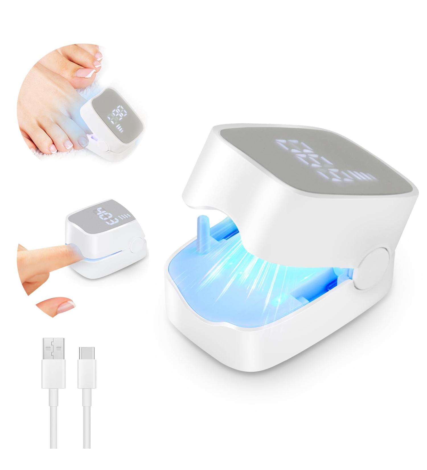 SAVILAND Nail Fungus Cleaning Device Faster: Max-Effective 905nm Infrared Light 470nm Blue Light Defeat Fungi Nail Fingernail Fungus Toenail Fungus Safer Painless Rechargeable Fungi Cure Home Use - Buy Online on GoSupps.com
