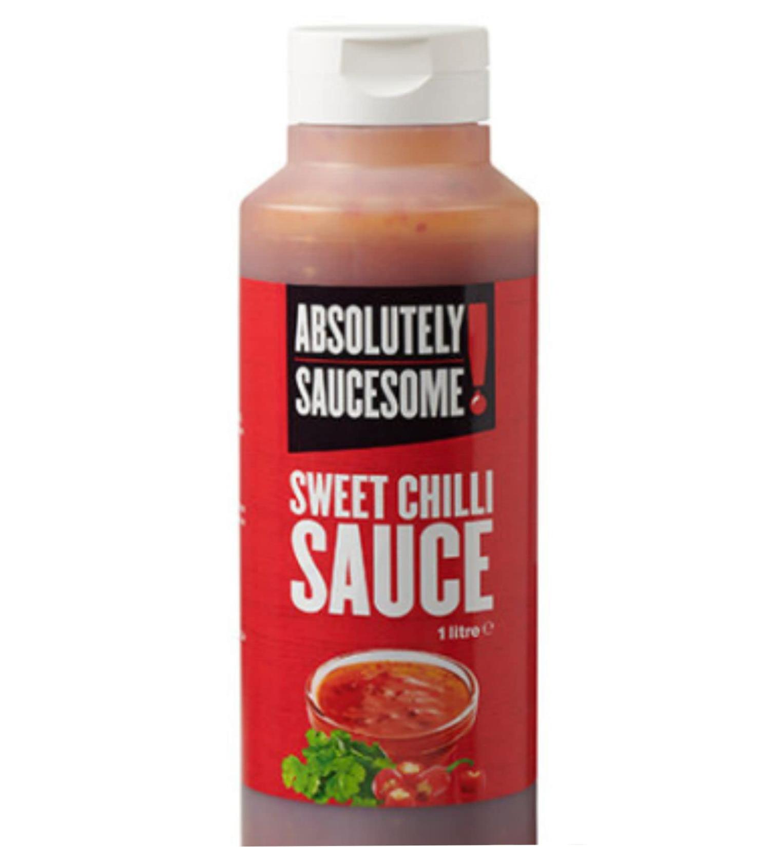 Sweet Chilli Sauce 1 L Restaurant Quality sauce Absolutely Saucesome Ideal for home use marinade dipping sauce or to add flavor to many dishes.