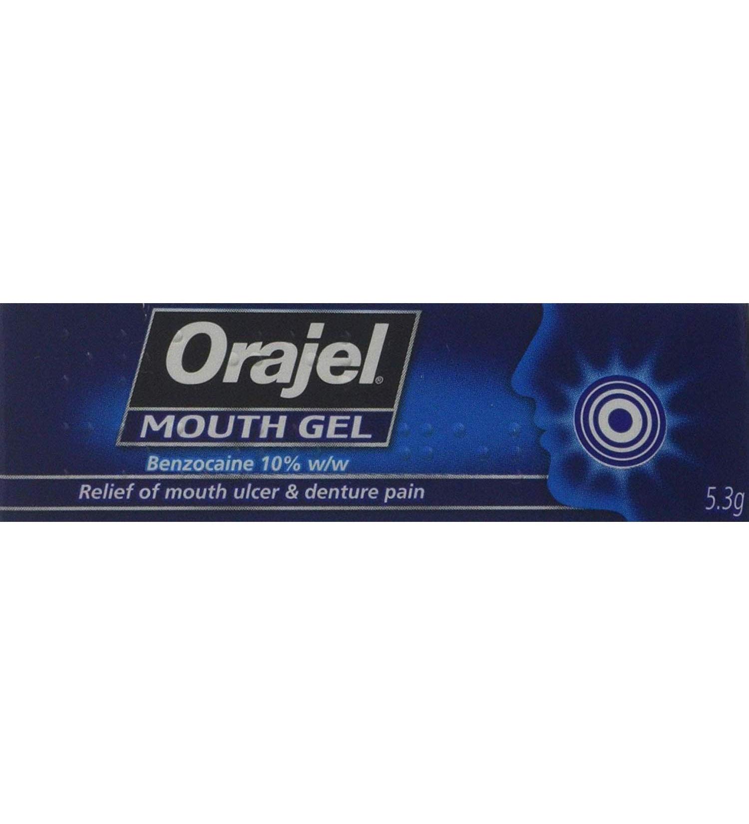Orajel Mouth Gel 5.3g | Fast-Acting Oral Pain Relief - Buy Online on GoSupps.com