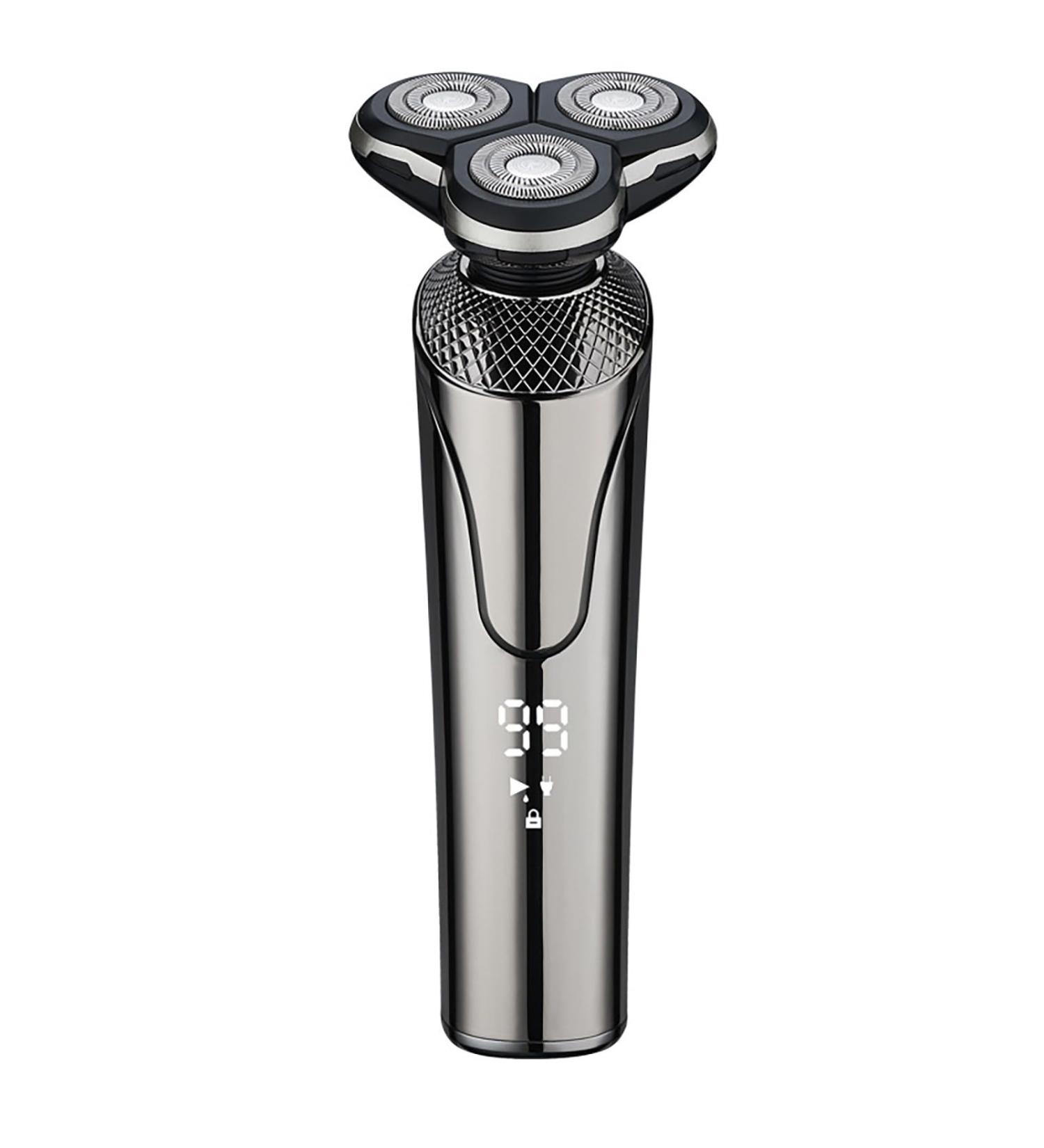 Beard Trimmer for Men - All-in-One Electric Grooming Kit | Silver Hair Clippers & Body Shaver - Buy Online on GoSupps.com