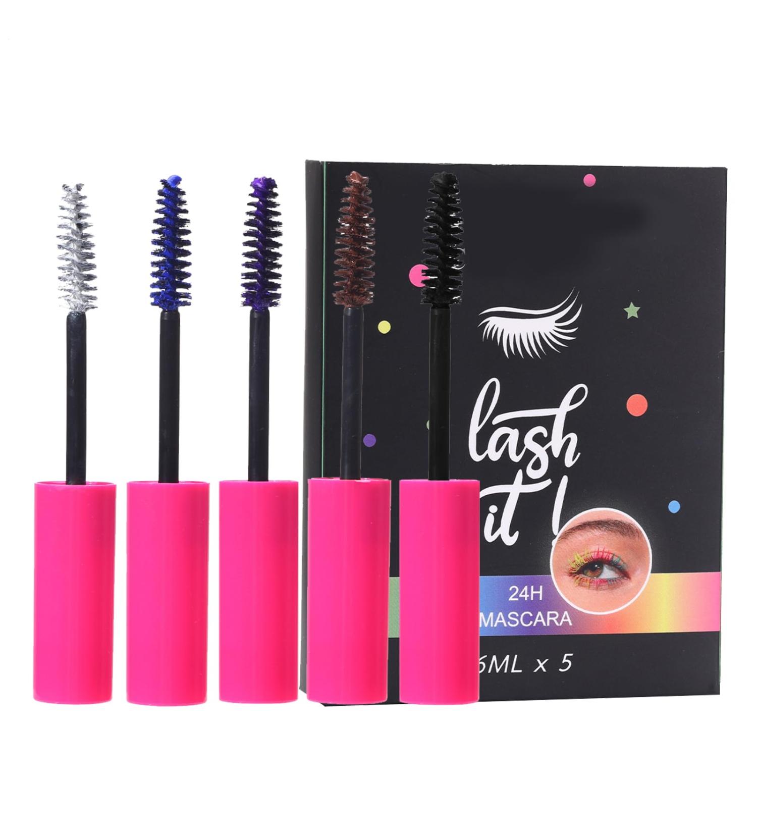  G n rique Tubing Mascara - 5 Pieces Water Resistant Volume Long Lasting Eye Makeup | Makeup Tubular Mascara | For Beauty Women Night Daily Wedding Stage Photography Swimming Sport - Buy Online on GoSupps.com