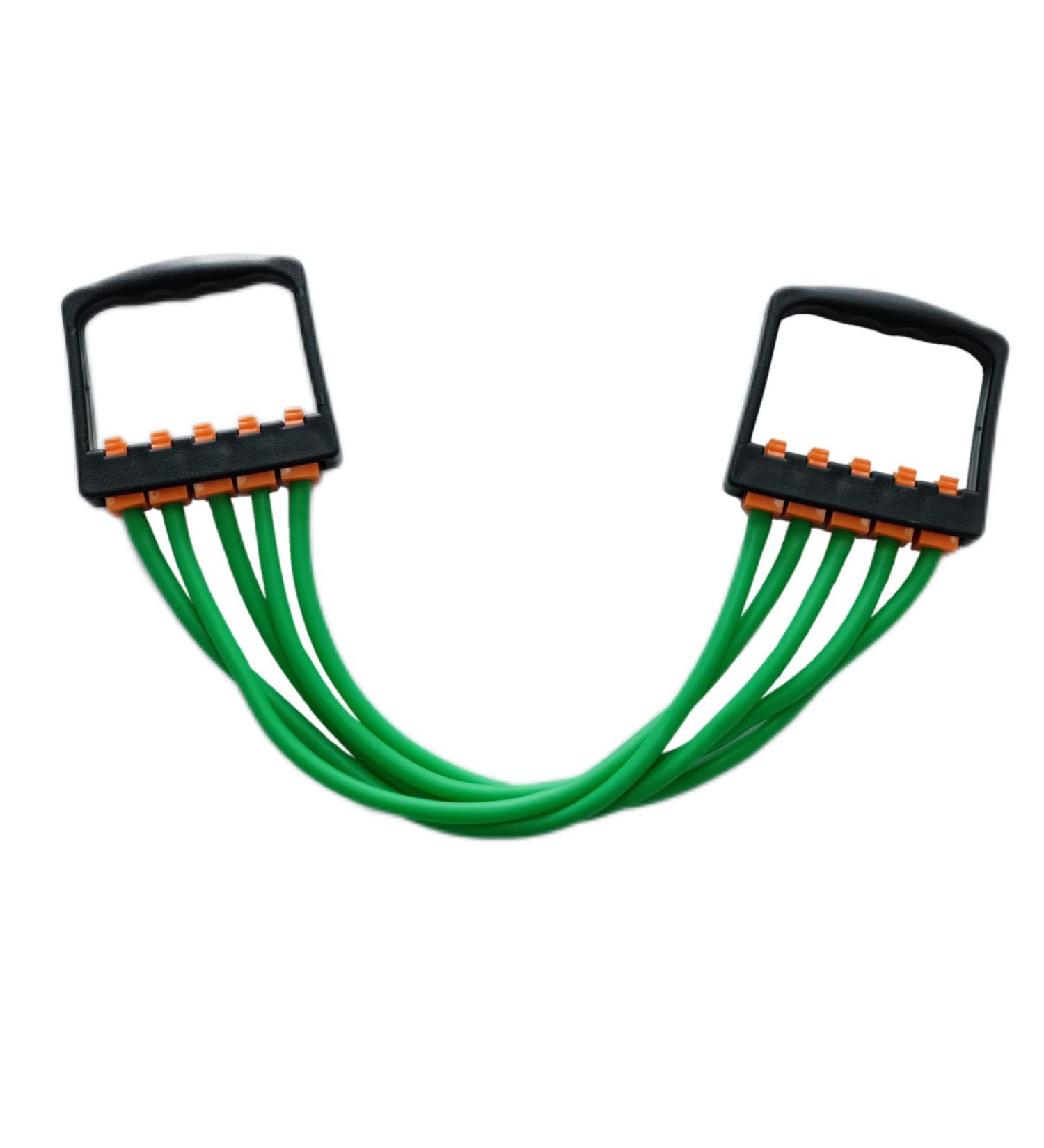 Adjustable Chest Expander for Men & Women | Fitness Equipment for Strength & Muscle Training | Green Grip Trainer - Buy Online on GoSupps.com