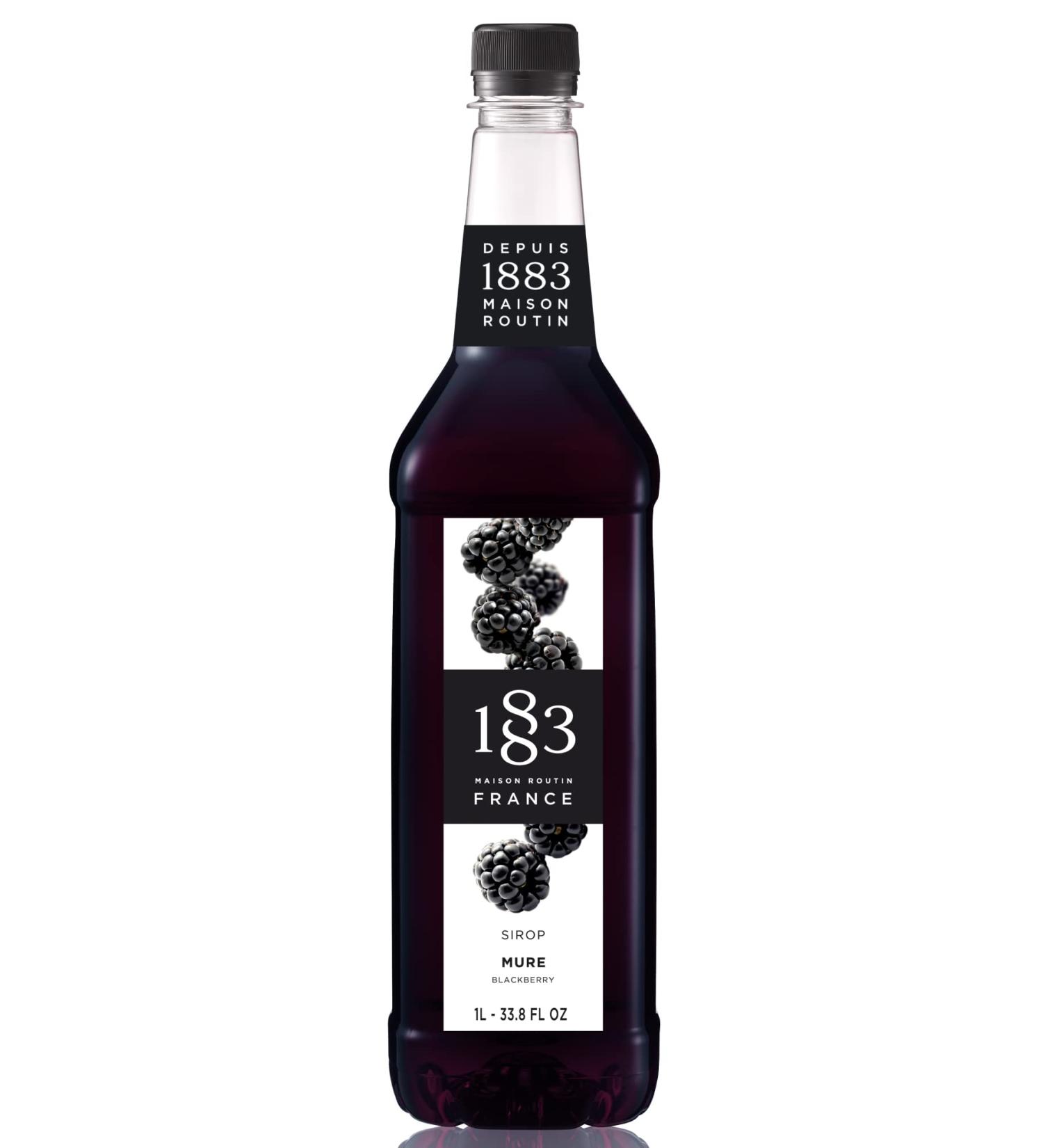 Maison Routin 1883 Blackberry Syrup 1 Liter Pet Bottle - Pack of 1 - Buy Online on GoSupps.com