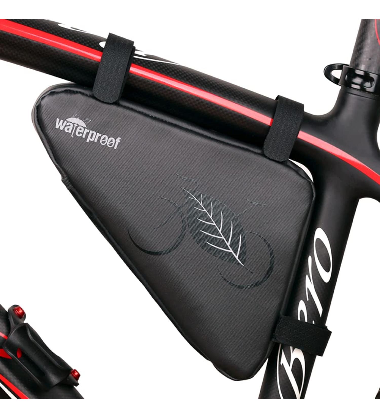 NDAkter Bike Bag - Water-Resistant Triangle Pouch for Phone, Wallet, Keys & Tools | Cycling Accessories for Road Bike MTB Commute - Buy Online on GoSupps.com