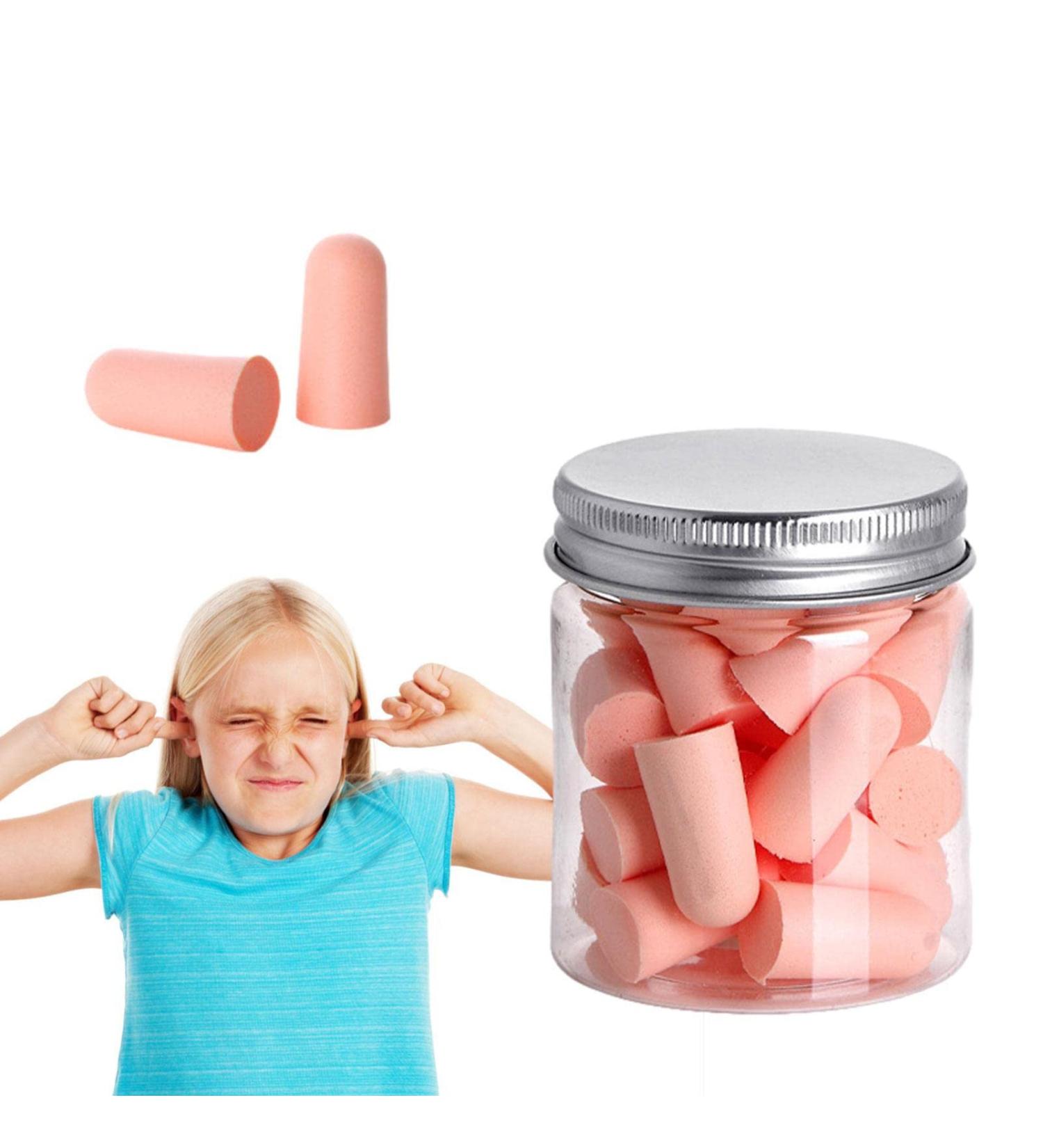 Soft Ear Plugs - Ear Plugs for Sleeping Noise Cancelling - Noise Blocker Slow Rebound Microbubble Pore for Concert Sleeping Tosier Cherry Blossom Powder 24 Pieces - Buy Online on GoSupps.com