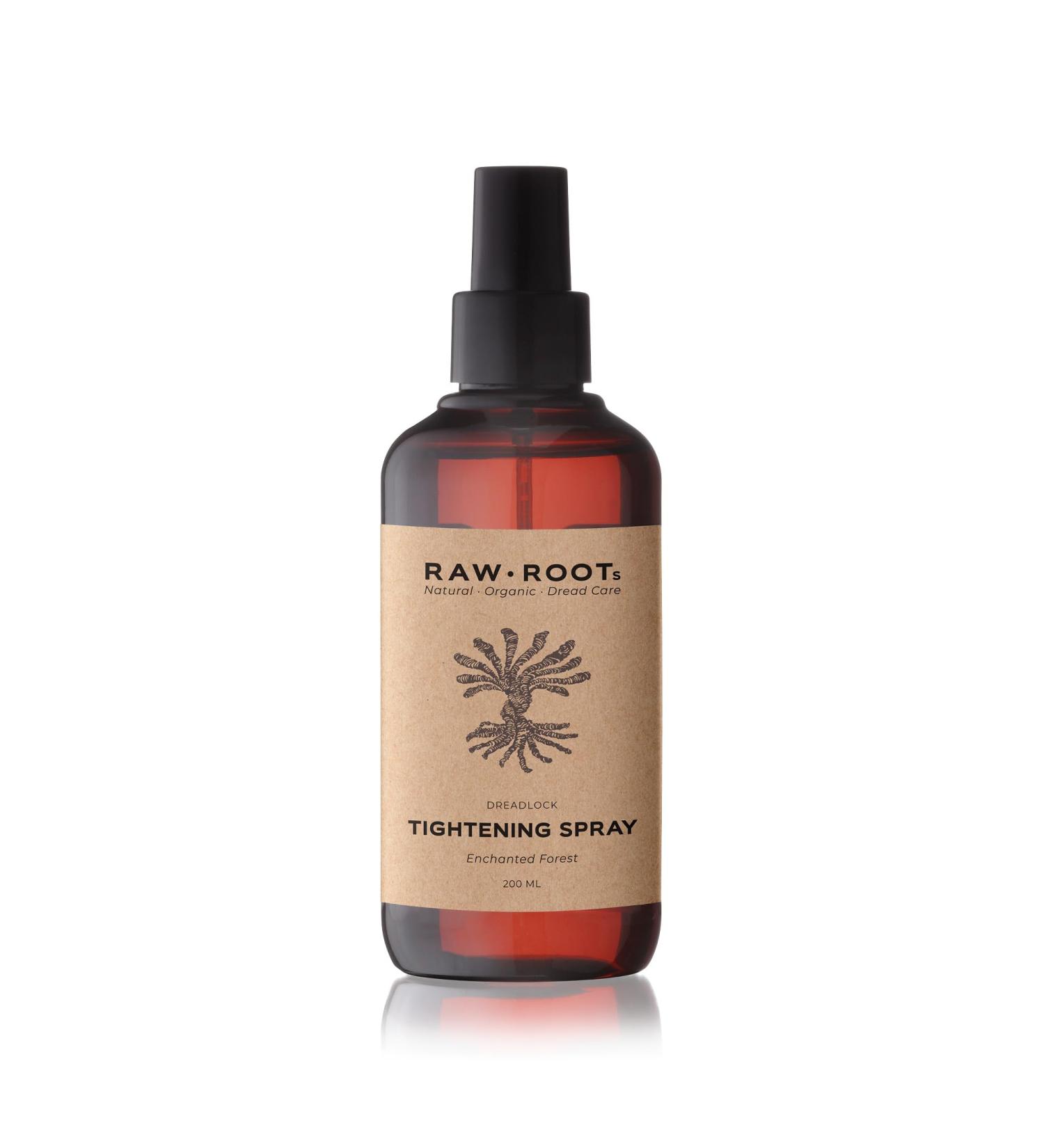 RAW ROOTs | Dreadlock Tightening Spray 200ml | Enchanted Forest | Reduces Loose & Frizzy Hair | Tightens & Refreshes Dreadlocks | Ingr dients Naturels - Buy Online on GoSupps.com