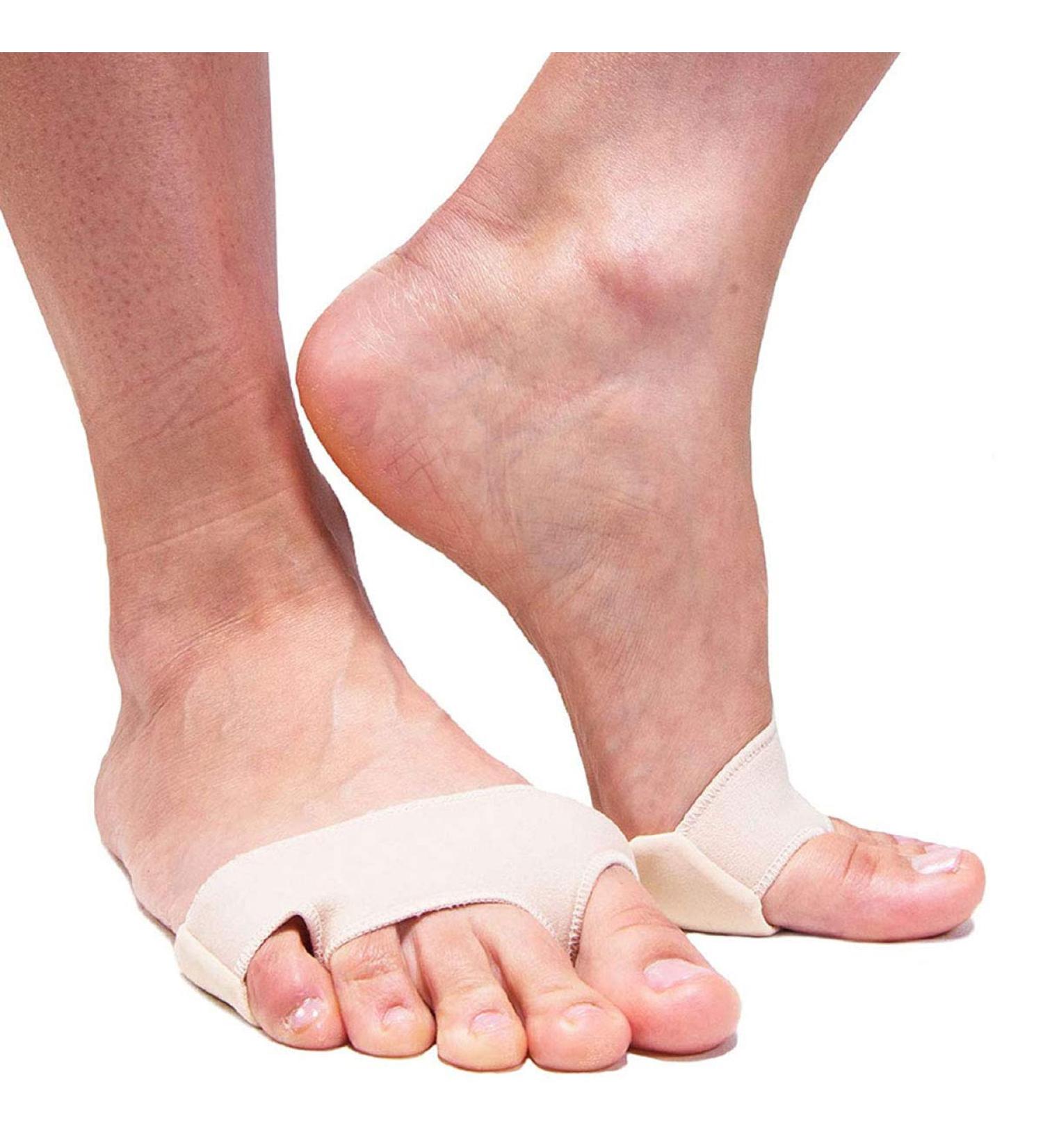 Pedimend Sesamoiditis Pain Relief Pads - Gel Pillows for Foot Care Midfoot Support & Orthopedic Shoe Inserts - Beige (2 Pairs) - Buy Online on GoSupps.com