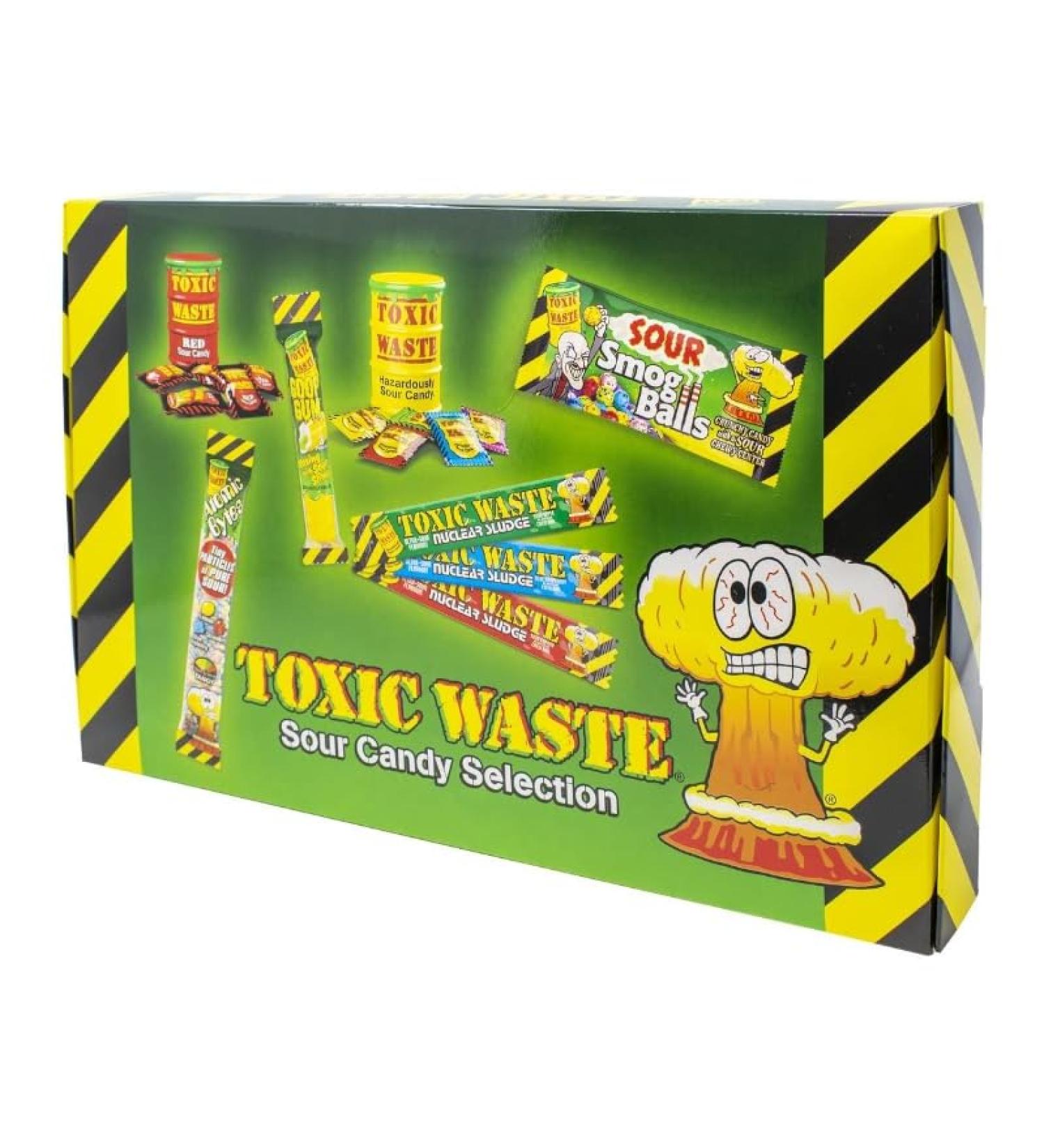 Toxic Waste Sour Candy Selection Gift Box - 295.5g