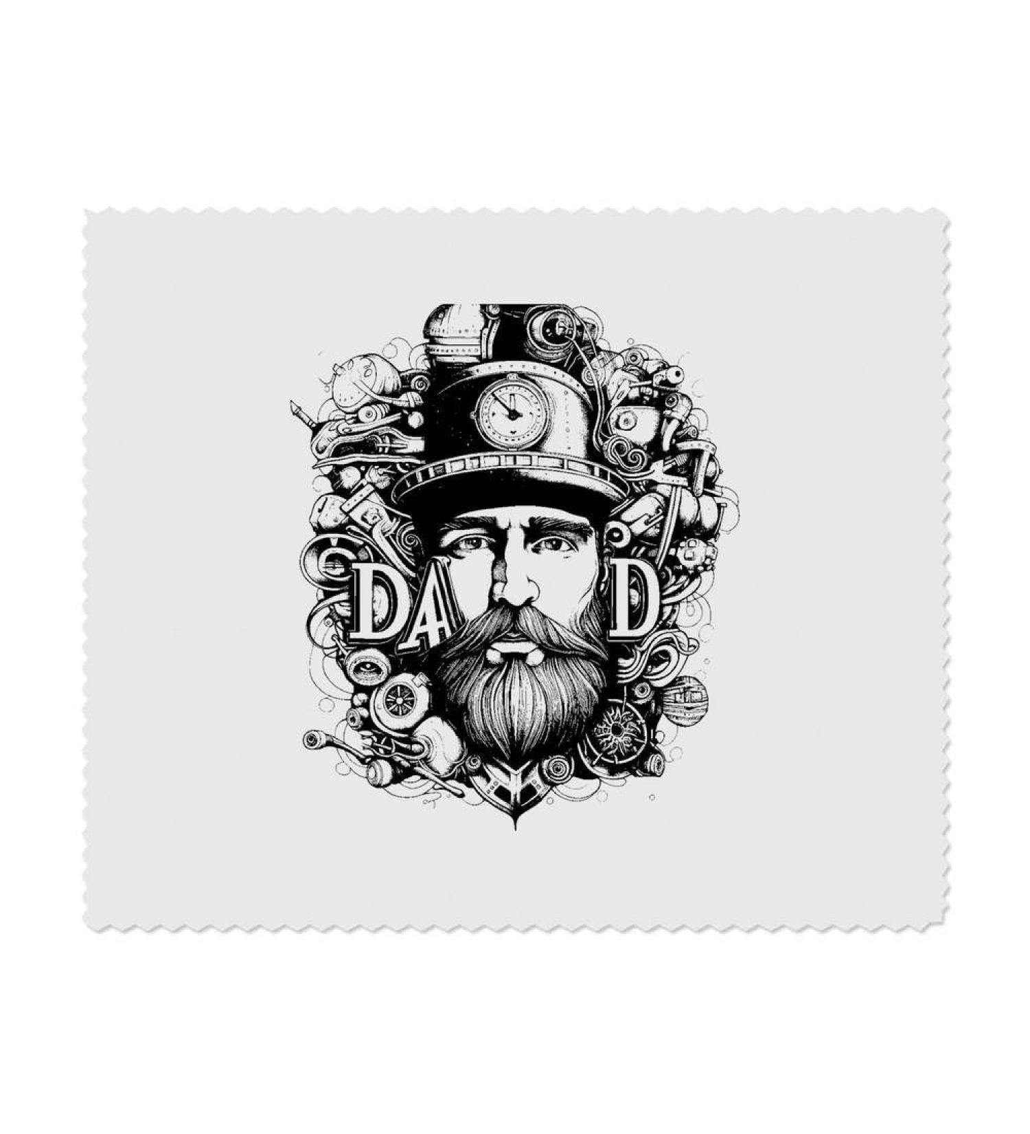 Buy 2 x 'Dad' Microfiber Lens/Eyeglass Cleaning Cloths - Perfect Gift for Father's Day - Fast International Shipping - Buy Online on GoSupps.com