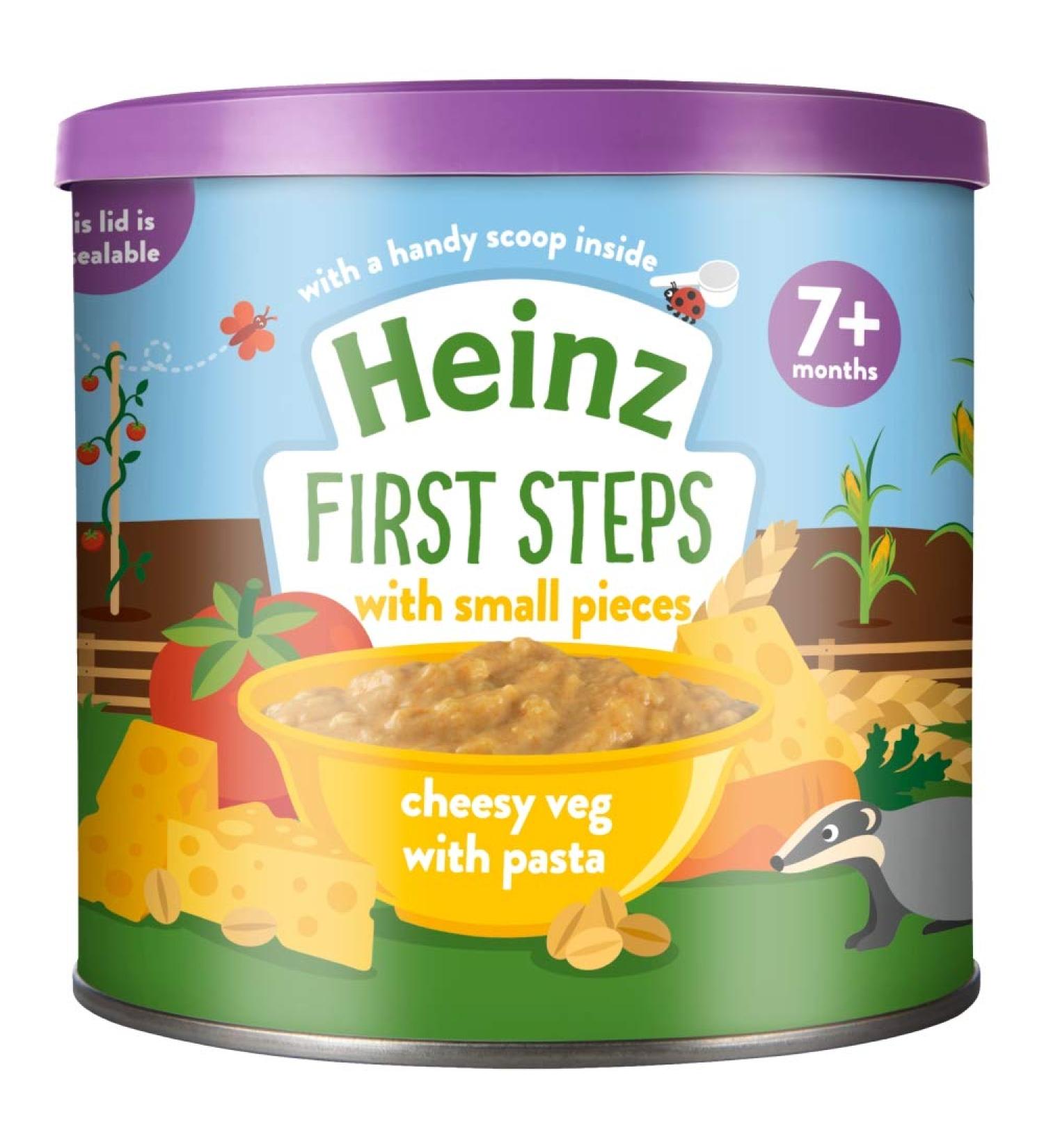 Heinz 7+ Months First Steps Cheesy Veg with Pasta 200g
